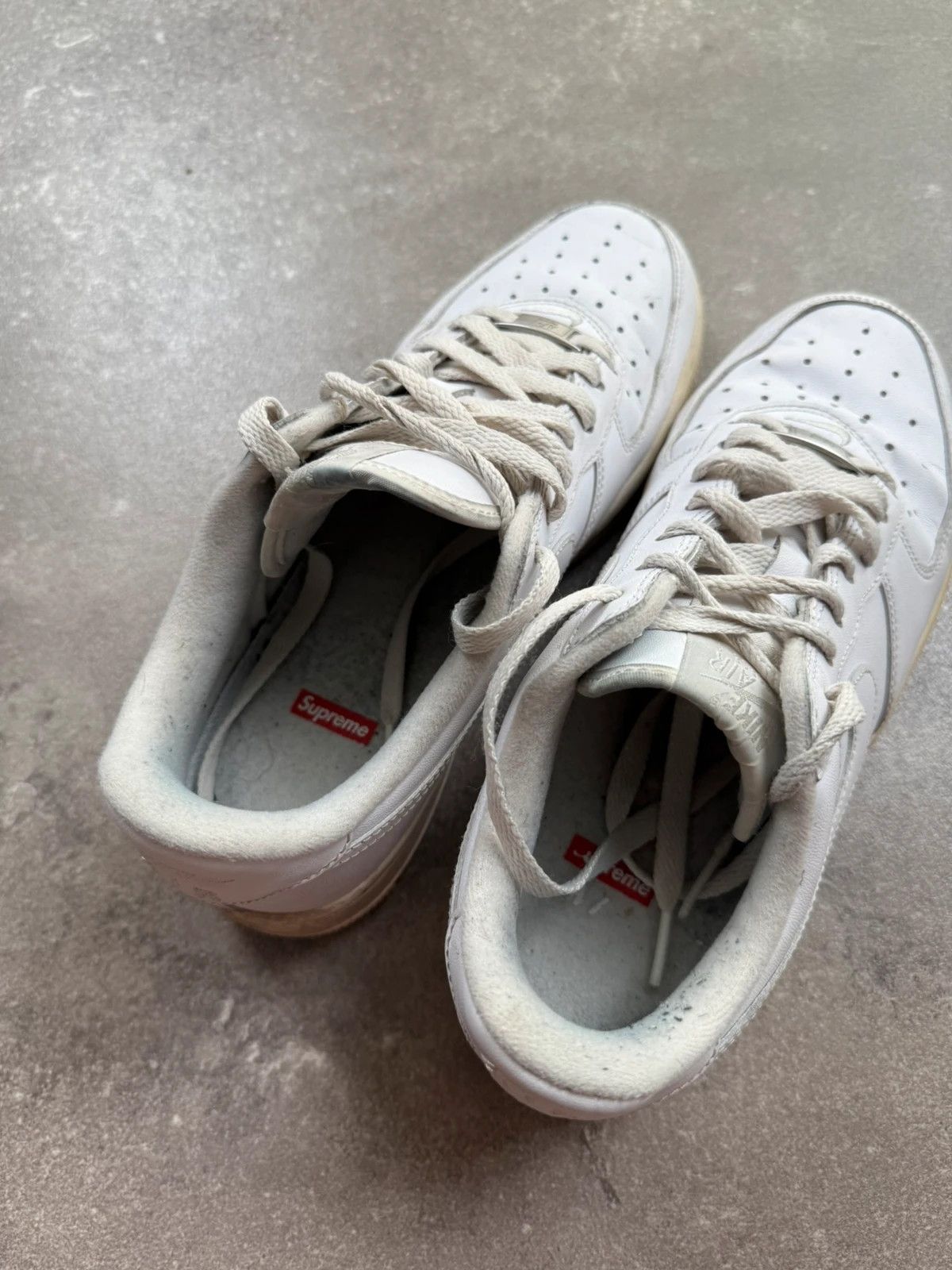Nike Nike x Supreme Air Force 1 basket shoes sneakers street wear Size US 6.5 / IT 36.5 - 11 Thumbnail
