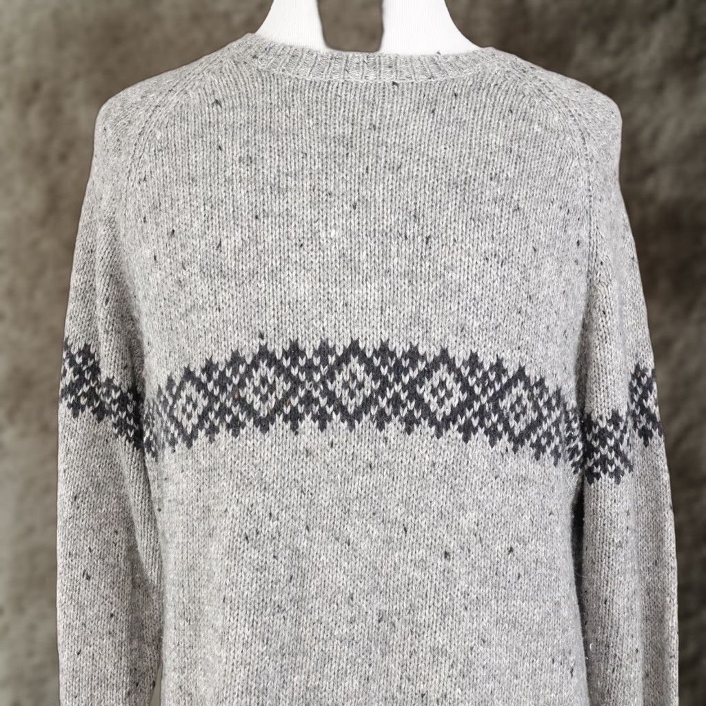 Express VINTAGE EXPRESS GREY PULLOVER SWEATER XL MEN'S ARGYLE CREW NECK Size US XL / EU 56 / 4 - 1 Thumbnail