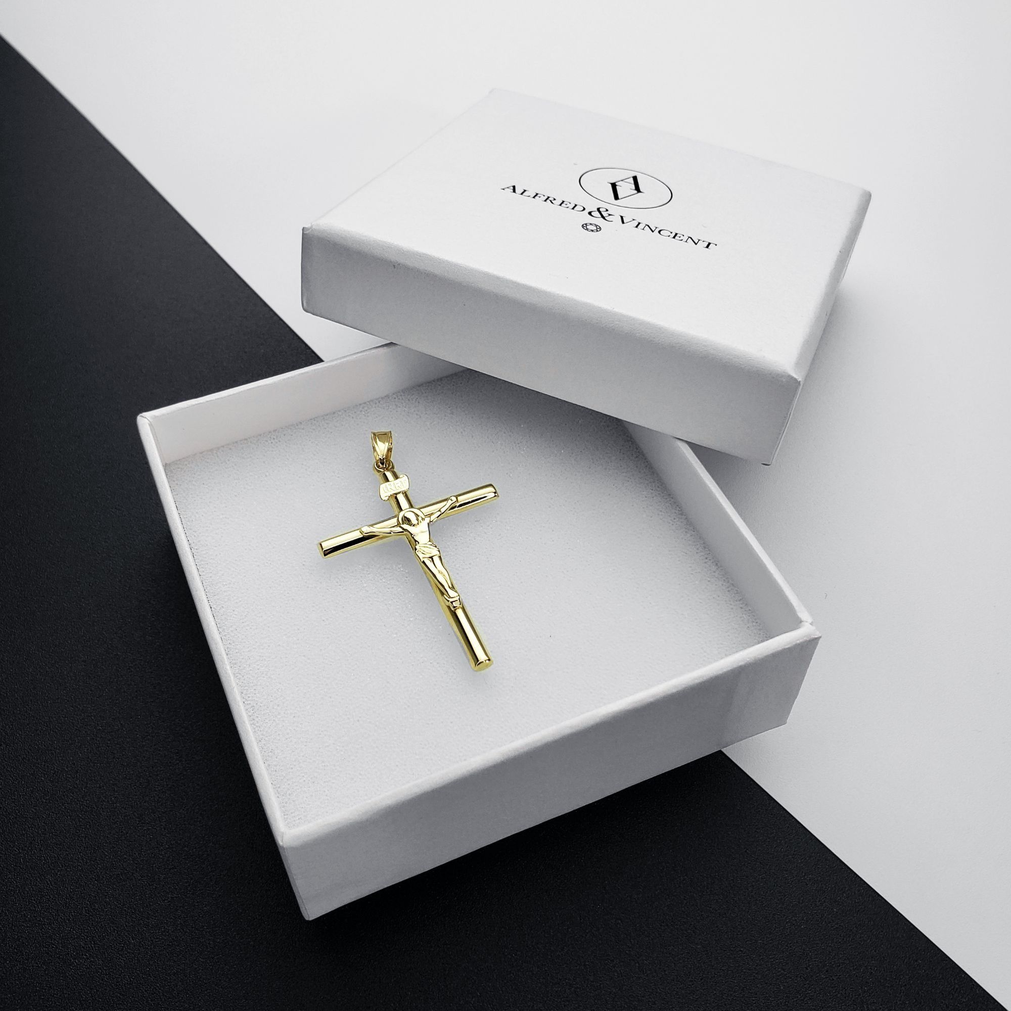 Other Jesus INRI Crucifix Catholic Cross Pendant 14k Yellow Gold Size ONE SIZE - 1 Thumbnail