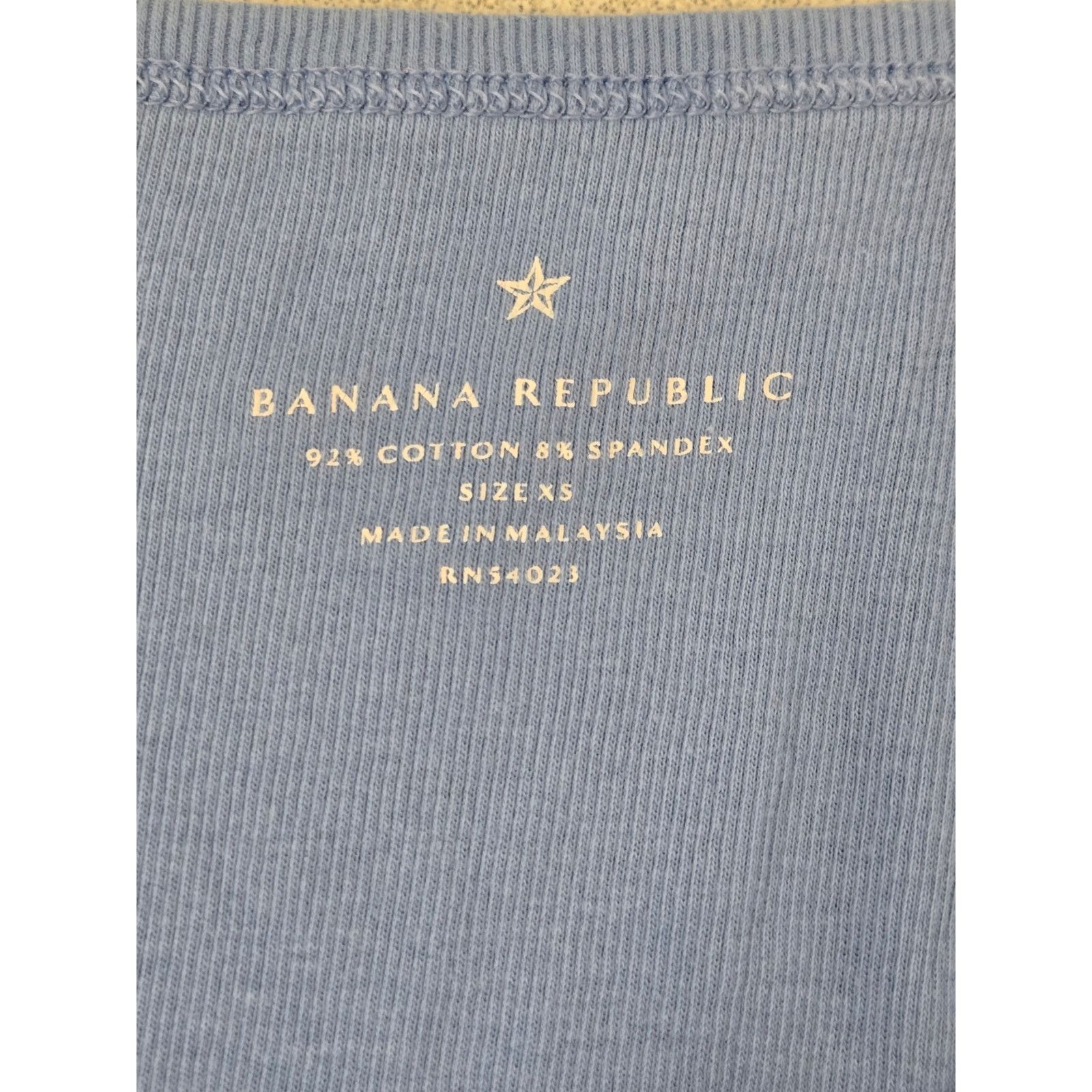 Other Banana Republic Blue Round Neck Sleeveless Tank Top XS Size XS / US 0-2 / IT 36-38 - 3 Thumbnail