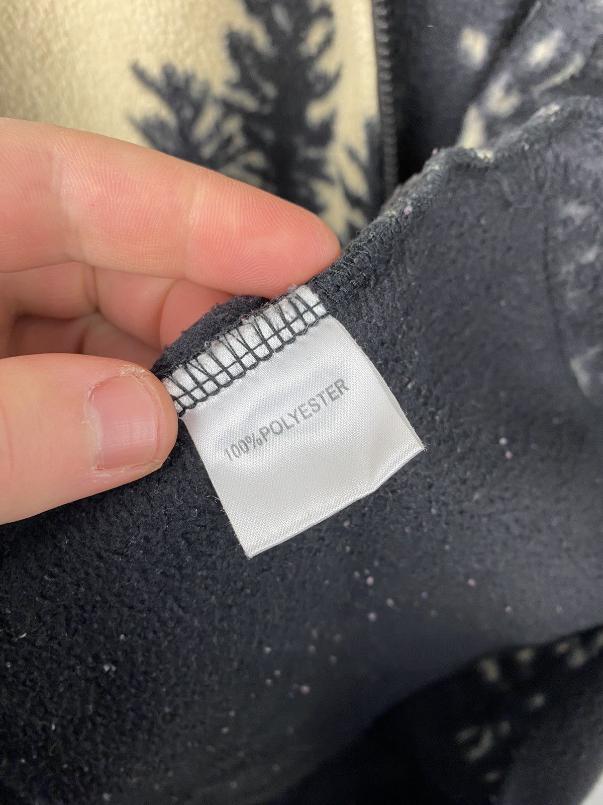 Other Vintage Y2K Wolf Print Fleece Jacket Animal like Supreme Size US M / EU 48-50 / 2 - 10 Thumbnail