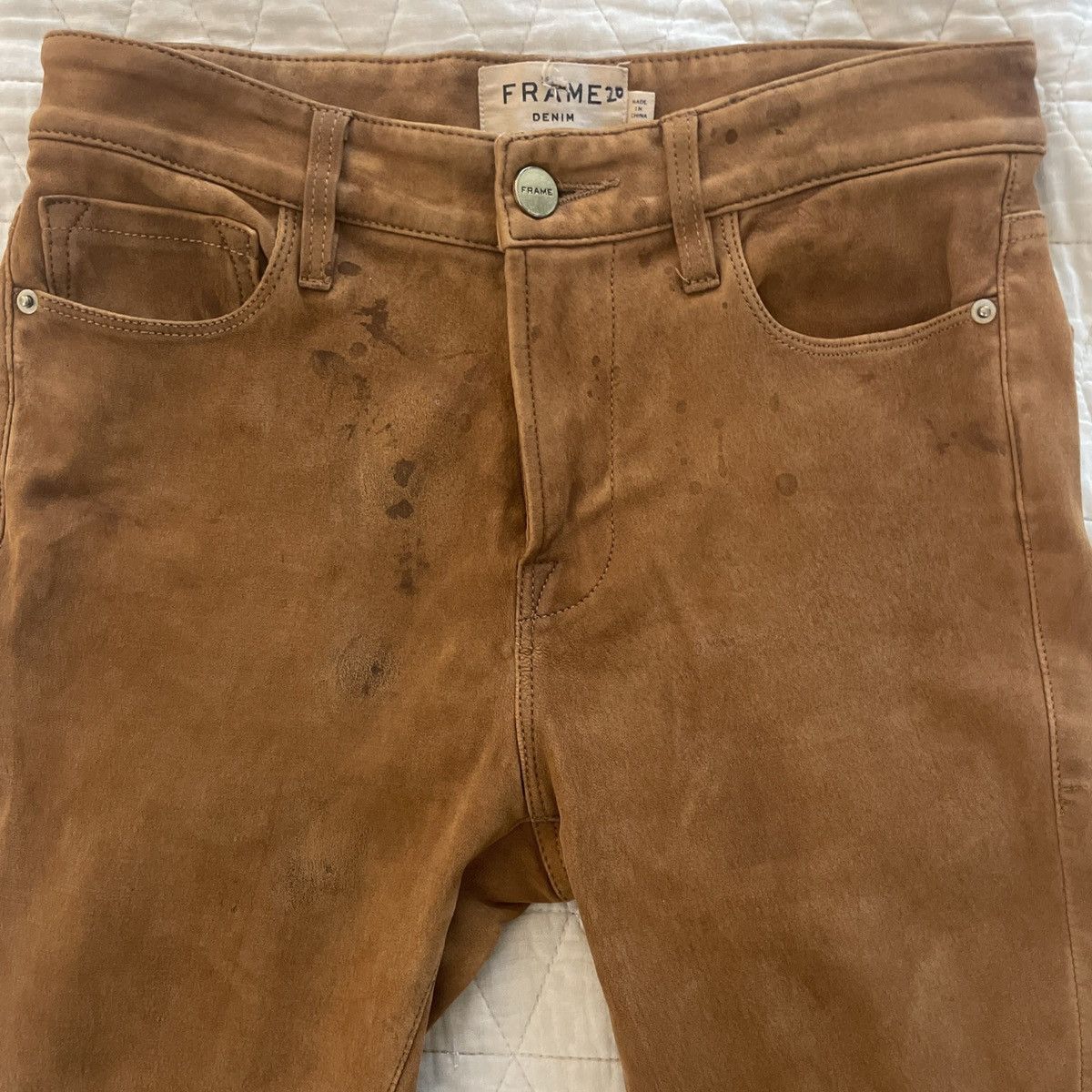 Frame Le High Skinny Leather Jean Size 26" / US 2 / IT 38 - 6 Thumbnail