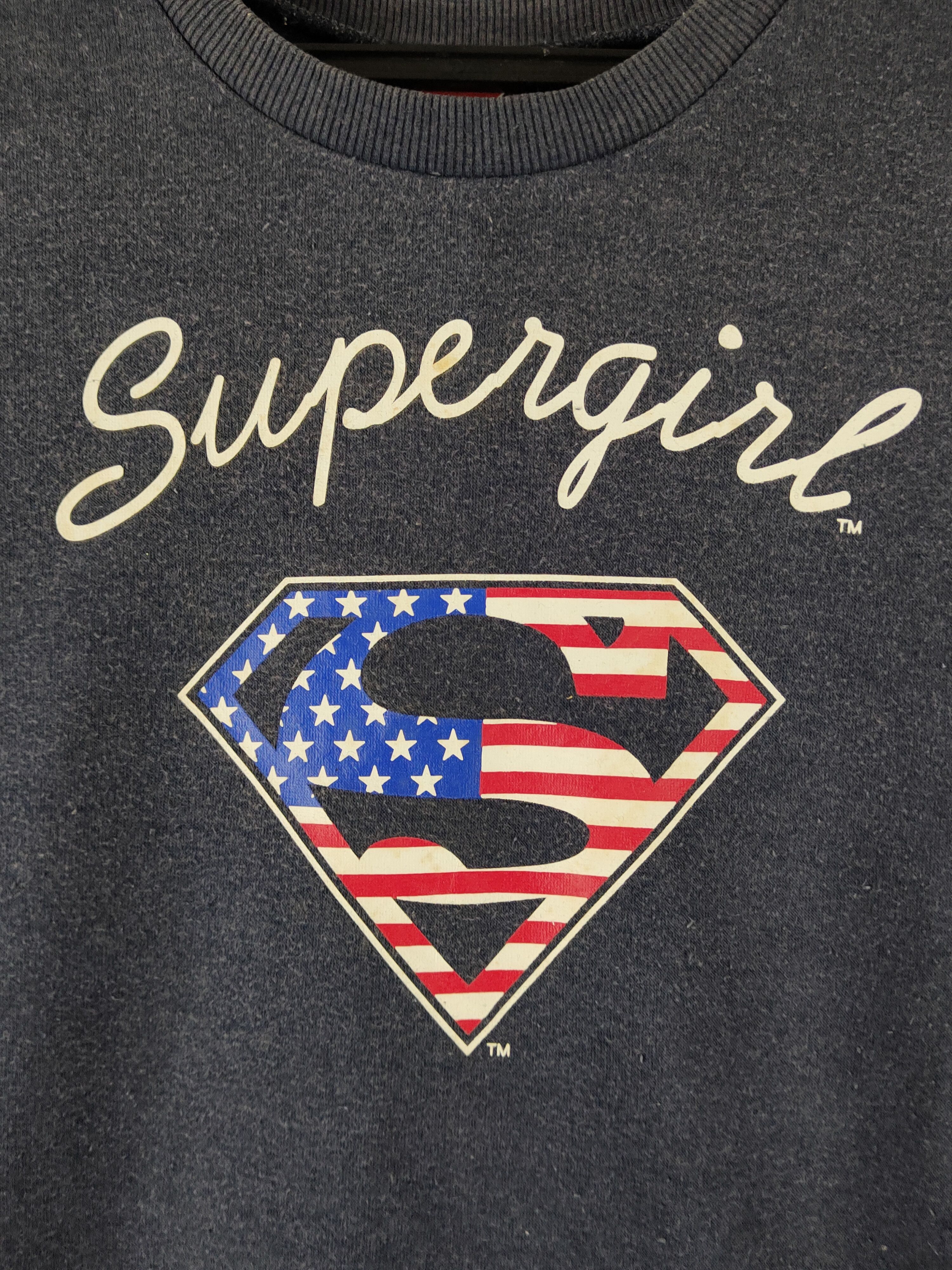 Marvel Comics DL Supergirl Navy Sweatshirts #2468 Size M / US 6-8 / IT 42-44 - 3 Thumbnail
