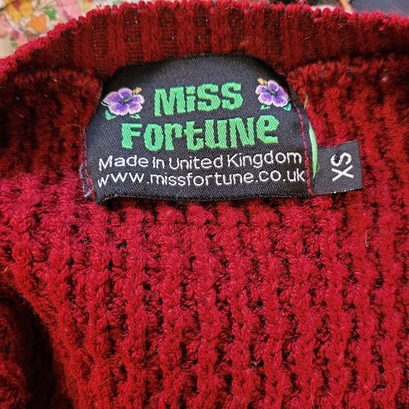 Other Miss Fortune Women's Short Sleeve Knit Retro Top - Xs Size XS / US 0-2 / IT 36-38 - 5 Thumbnail