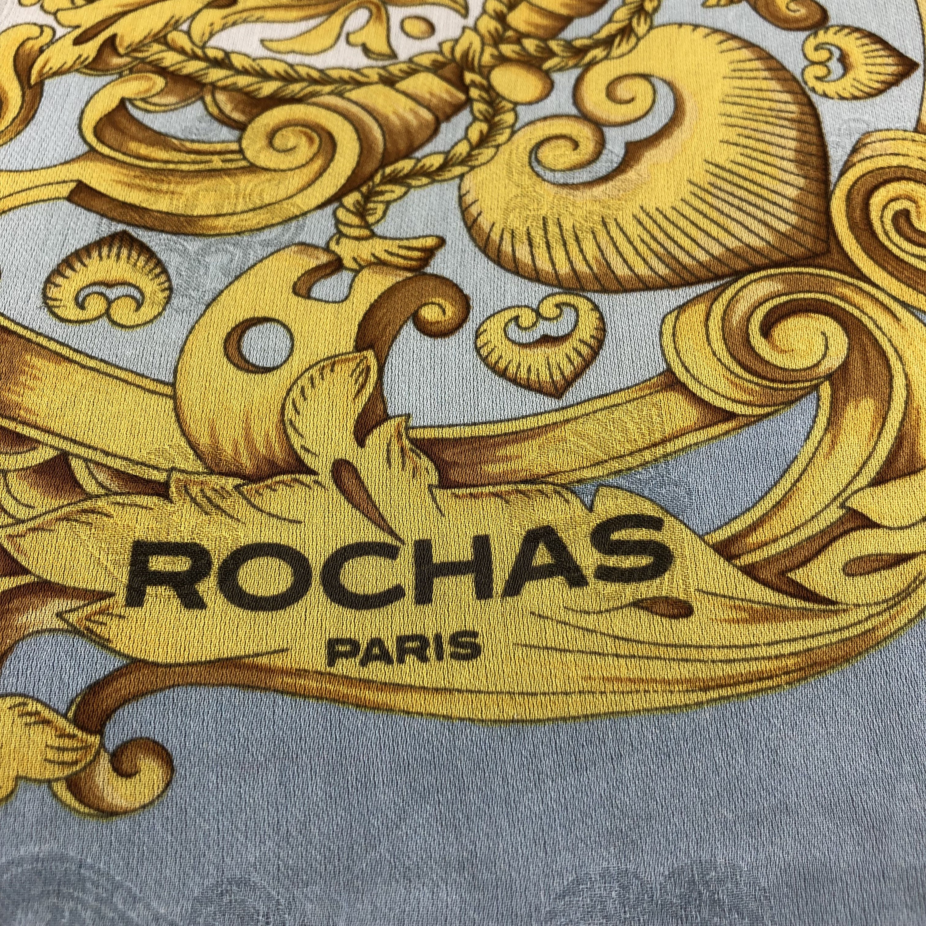Vintage Rochas Baroque Handkerchief Neckerchief Bandana H1332 Size ONE SIZE - 2 Thumbnail