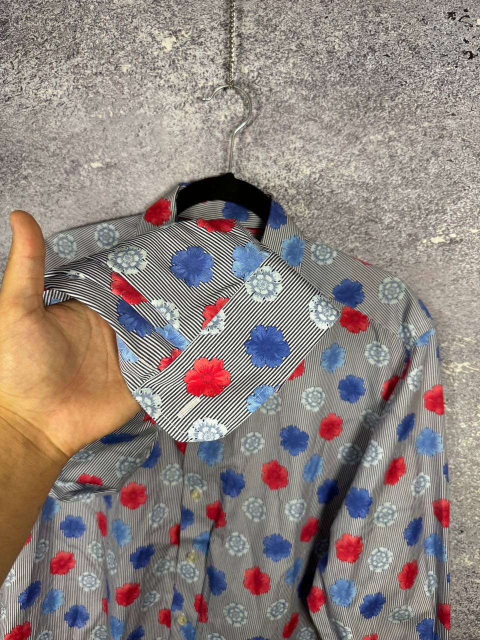 Eton ETON FLOWER FLORAL PRINTED SHIRT BUTTON UP MEN'S Size US XL / EU 56 / 4 - 7 Thumbnail