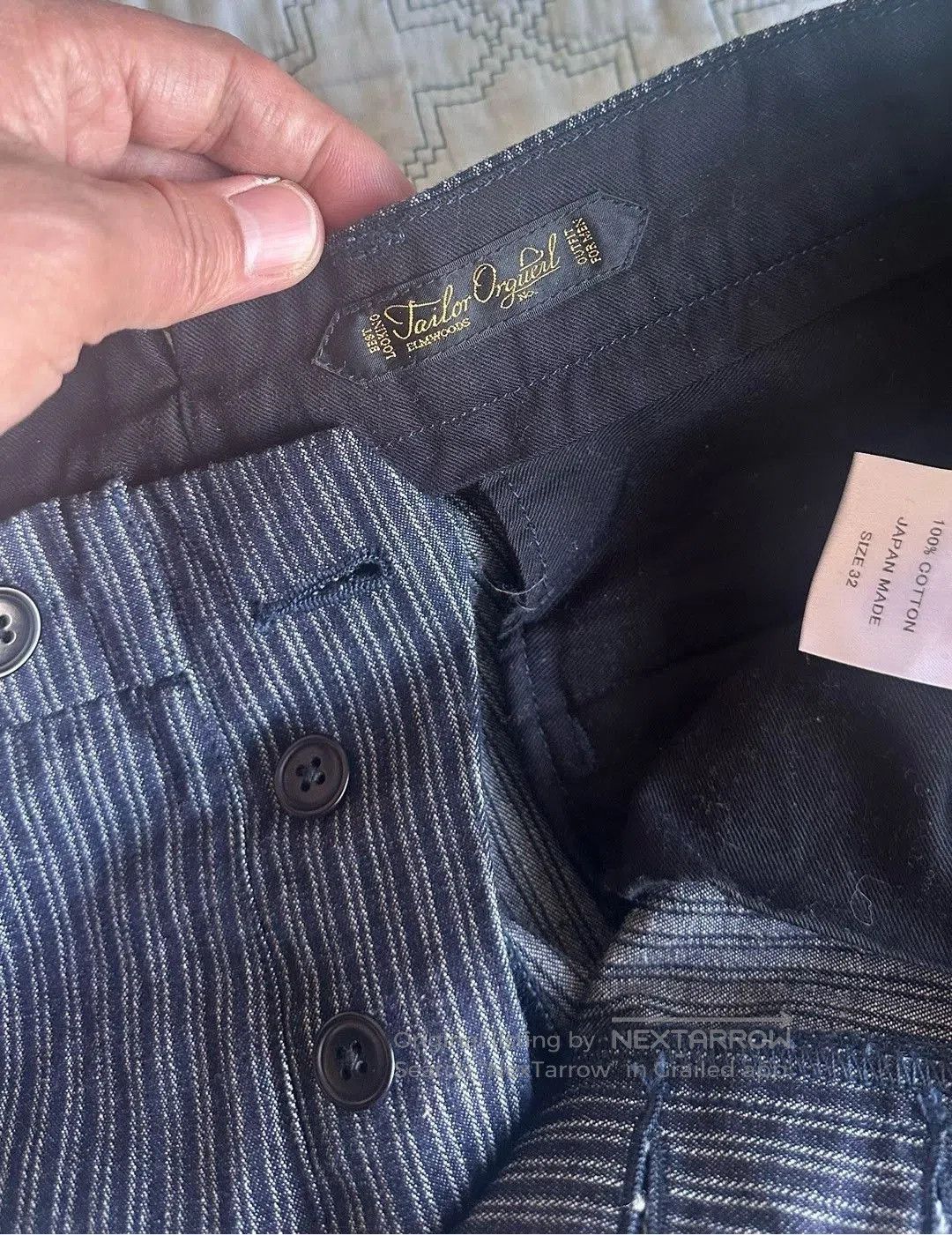 Orgueil ORGUEIL Retro Stripe Cargo Pants. Size US 40 / EU 56 - 4 Thumbnail