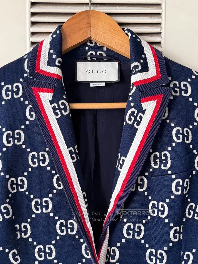 Gucci Gucci Full print double G suit jacket Size XS / US 0-2 / IT 36-38 - 3 Thumbnail
