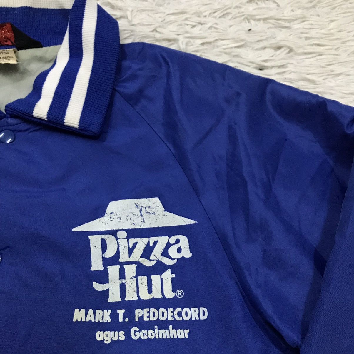 Dunbrooke Vintage Pla Jac Dunbrooke PIzza Hut Bomber Jacket Snap buton Size US S / EU 44-46 / 1 - 11 Thumbnail