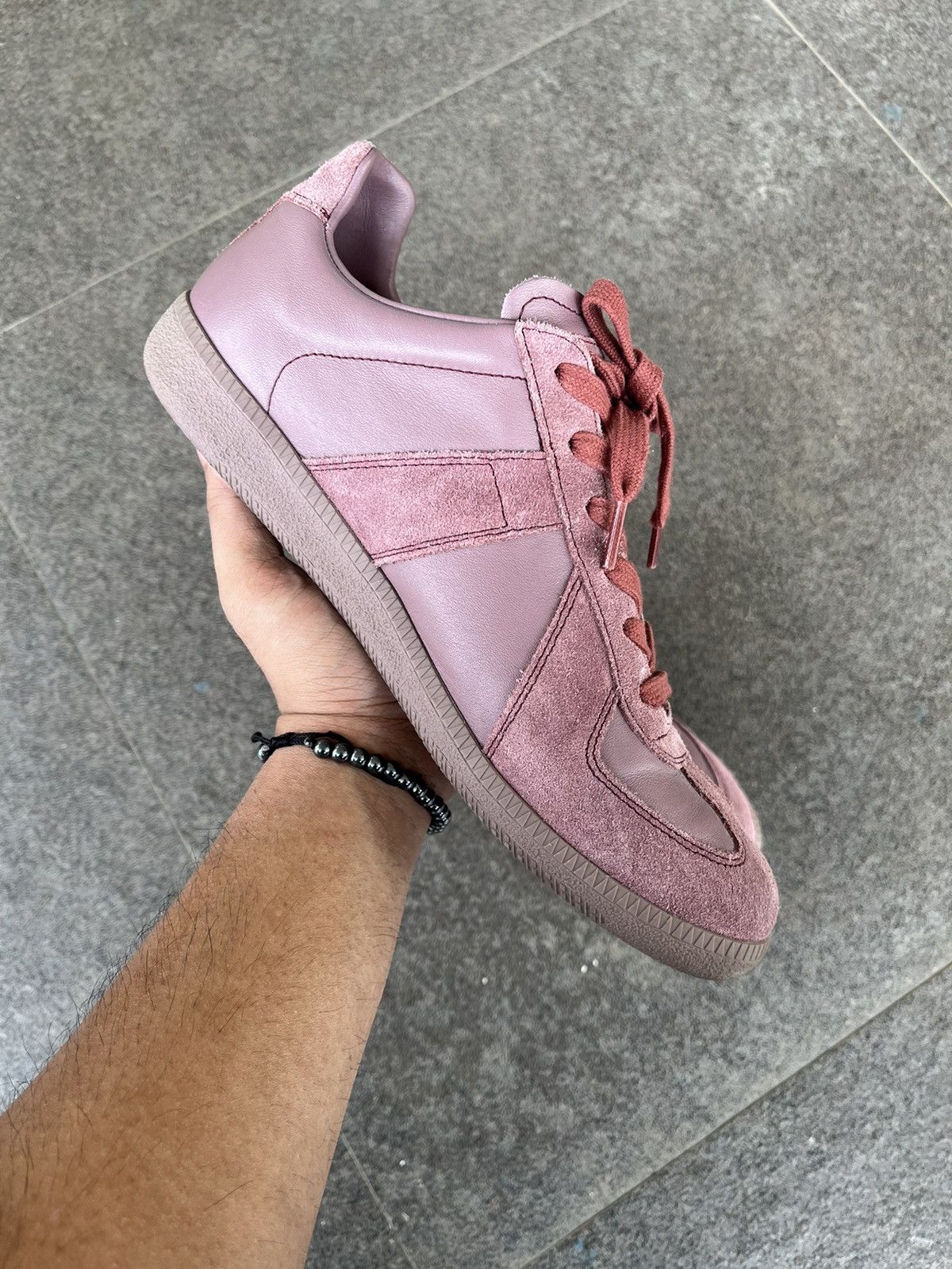 Maison Margiela Maison Margiela GATs Maroon / Burgundy Size US 8.5 / EU 41-42 - 5 Thumbnail