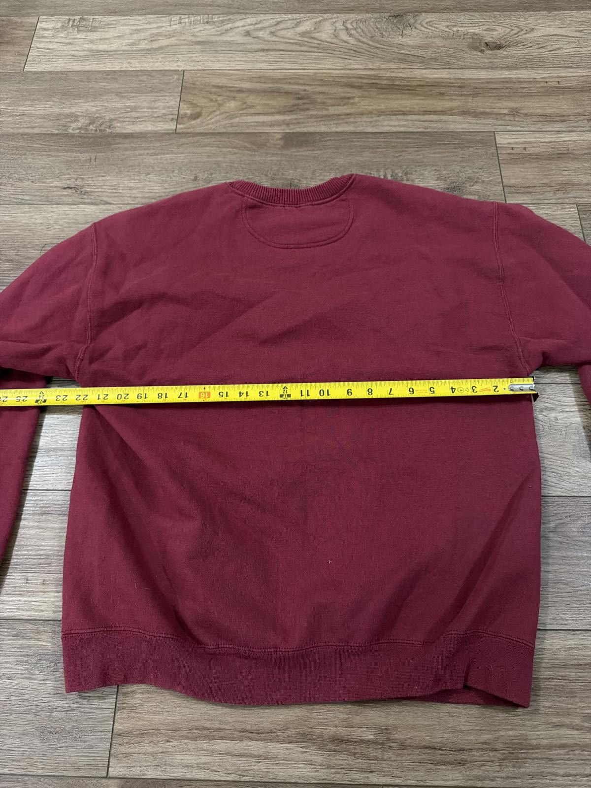 Starter Vintage Y2K Starter Blank Sweater Burgundy Gym Size M Size US M / EU 48-50 / 2 - 6 Thumbnail