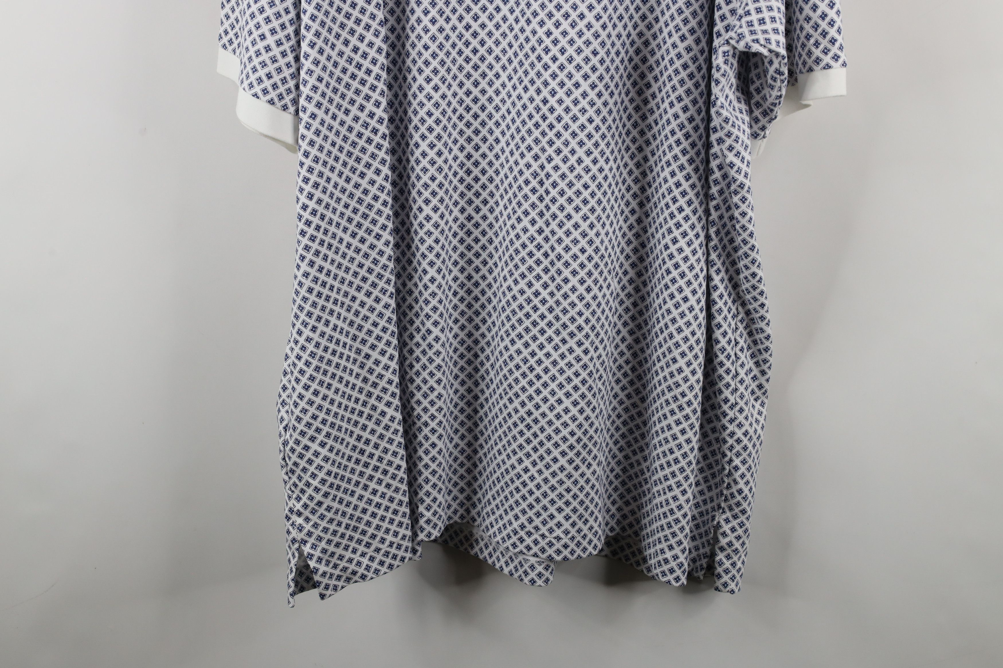 Ralph Lauren × Vintage Vintage Ralph Lauren Diamond Print Collared Polo Shirt Size US XXL / EU 58 / 5 - 12 Thumbnail