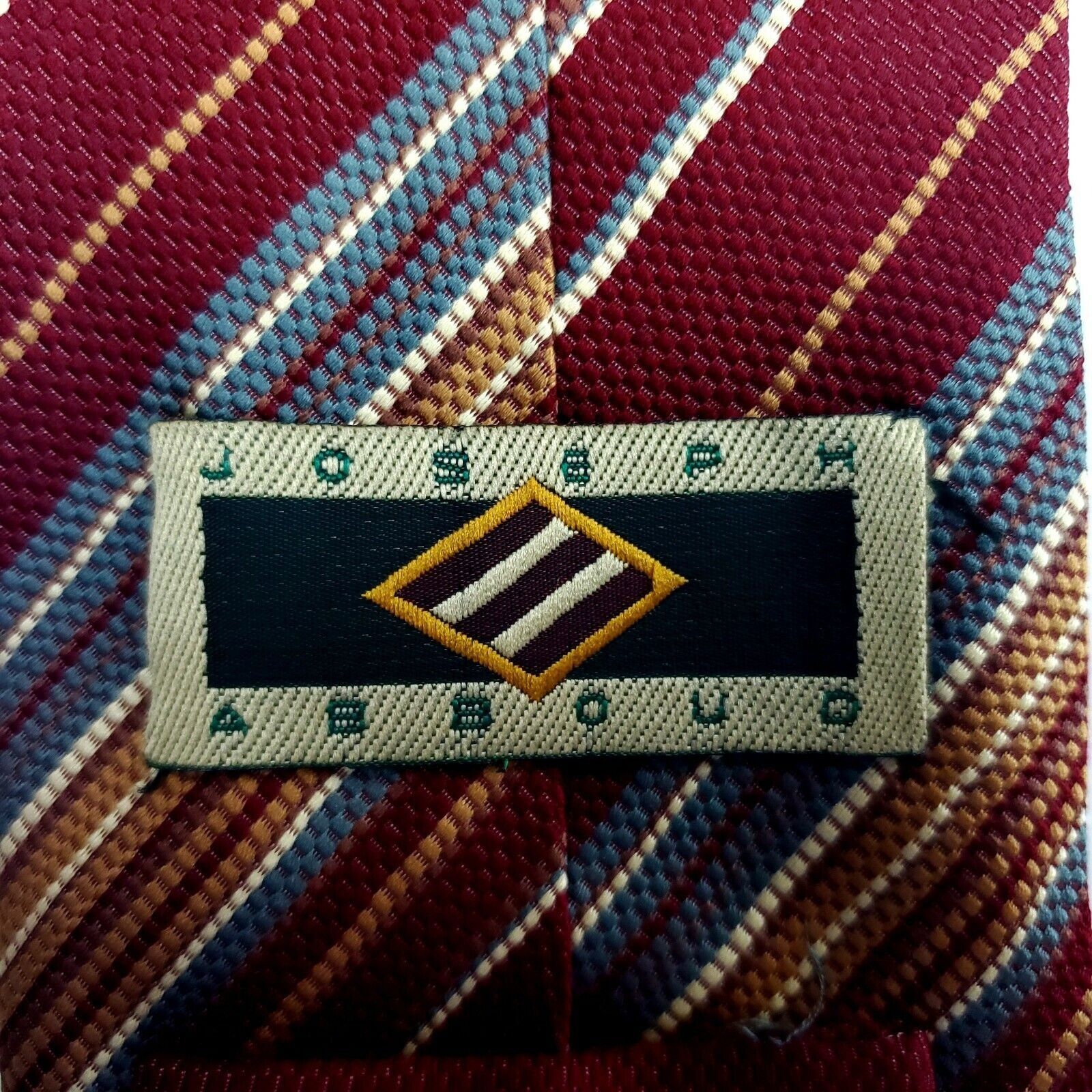 Joseph Abboud Joseph Abboud Red Striped Silk Tie Italy Classic Size ONE SIZE - 3 Thumbnail