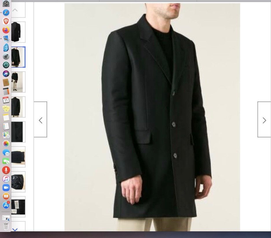 Maison Margiela Long Blazer Coat Size 36R - 2 Thumbnail