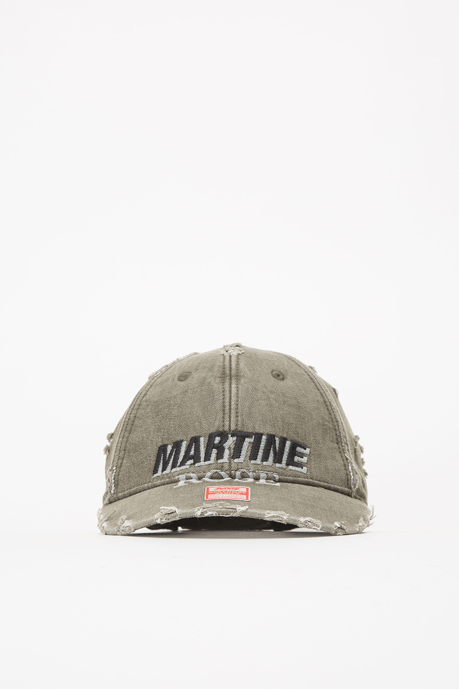 GREEN martine rose ROLLED BACK CAP