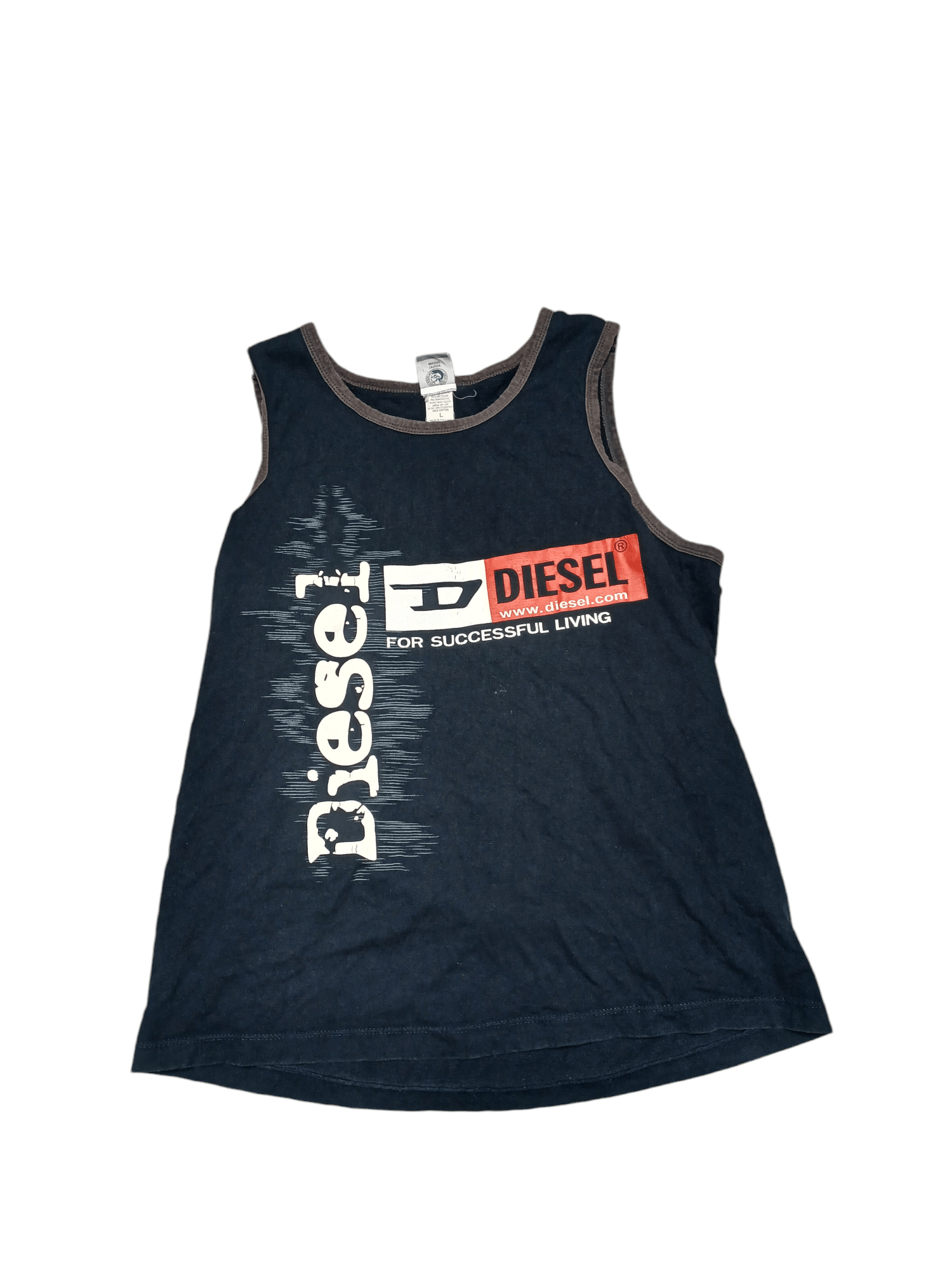 Diesel DIESEL VINTAGE BIGLOGO AVANTGARDE SLEEVELESS TEE Size US L / EU 52-54 / 3 - 1 Thumbnail