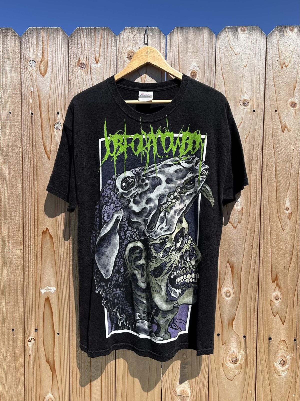 JOB FOR A COWBOY オフィシャル00s ブラック　Tシャツ 4008c128a0d67f12edf8b52c19f910