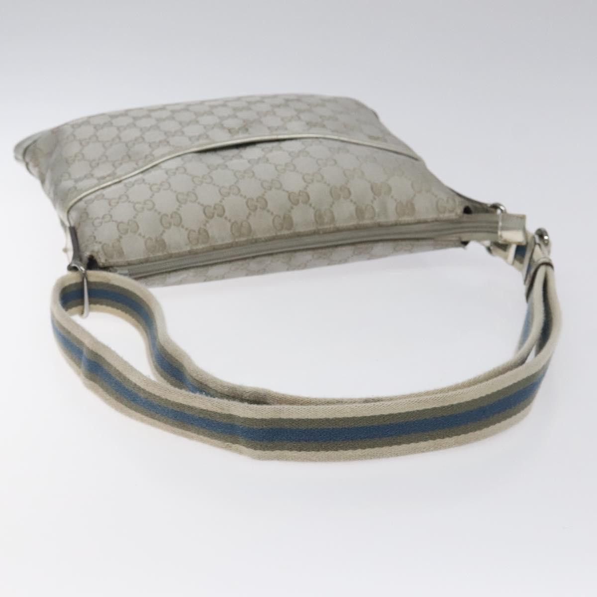 Gucci GUCCI GG Canvas Shoulder Bag Silver Size ONE SIZE - 7 Thumbnail
