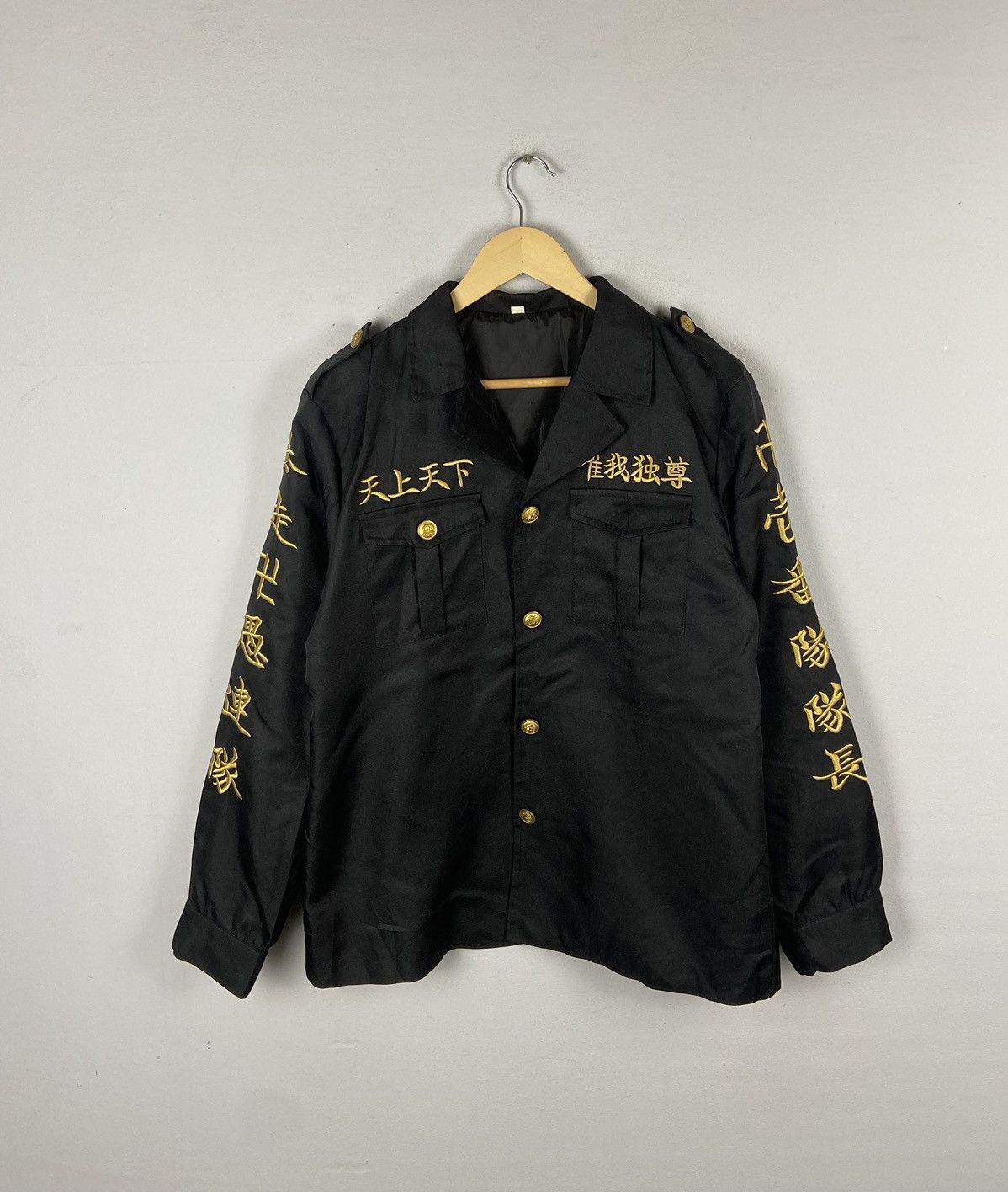 Japanese Brand VINTAGE JAPAN SCRIPT YAKUZA JACKET Size US XL / EU 56 / 4 - 5 Thumbnail