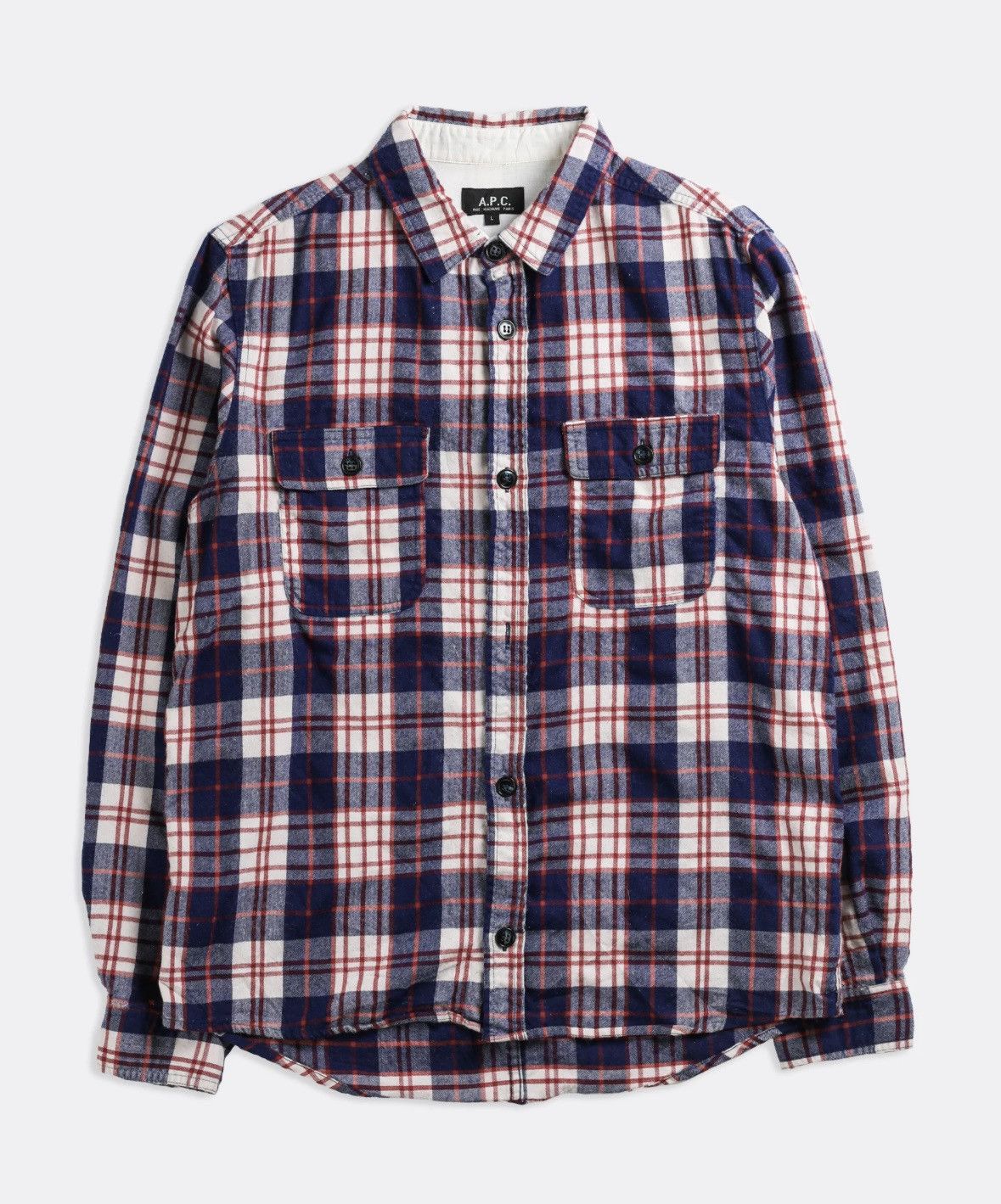 A.P.C. Flannel APC shirt Size US L / EU 52-54 / 3 - 2 Thumbnail