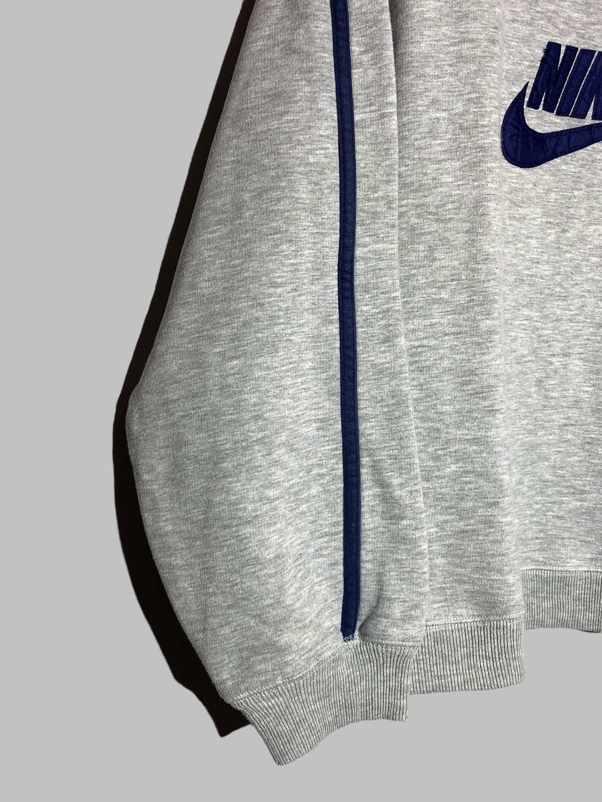 Nike 🔥 VINTAGE 00s NIKE Y2k STREETWEAR CREWNECK GREY SWEATSHIRT Size US XL / EU 56 / 4 - 5 Thumbnail