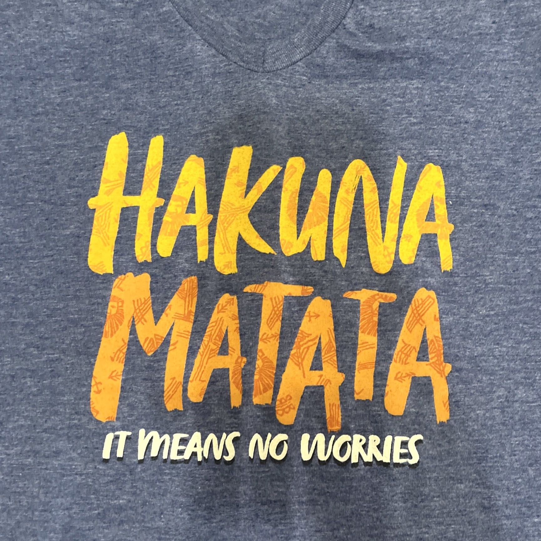Disney Disney The Lion King Shirt Womens Medium Blue Broadway Musical Hakuna Matata Graphic Movie Music Size M / US 6-8 / IT 42-44 - 2 Thumbnail
