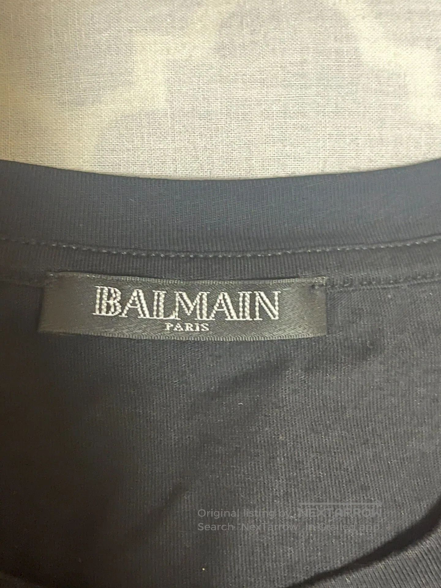 Balmain Balmain Men's Slim Fit Logo T-Shirt. Size US S / EU 44-46 / 1 - 3 Thumbnail