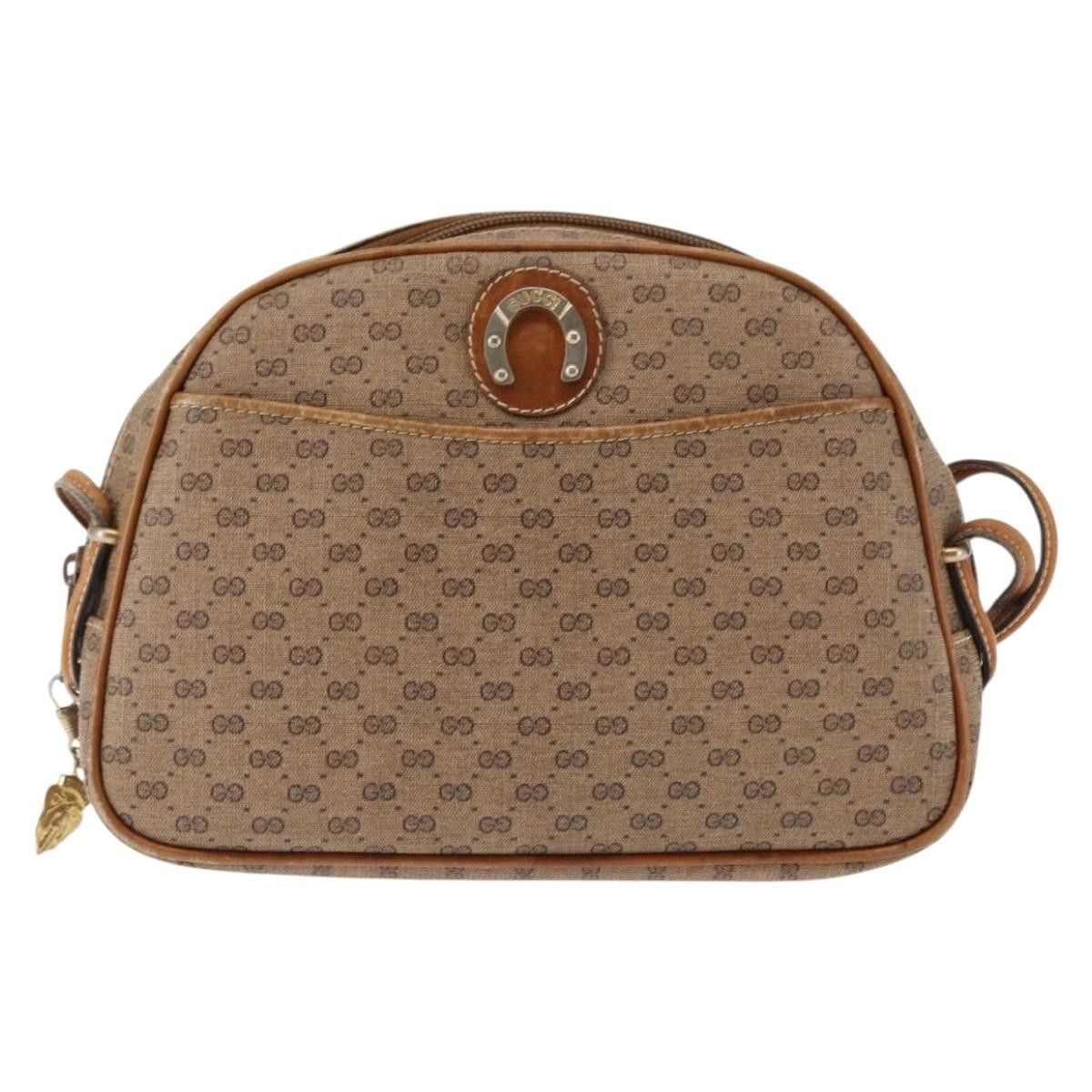 Gucci GUCCI Micro GG Supreme Shoulder Bag Pvc Beige Gold Size ONE SIZE - 2 Thumbnail