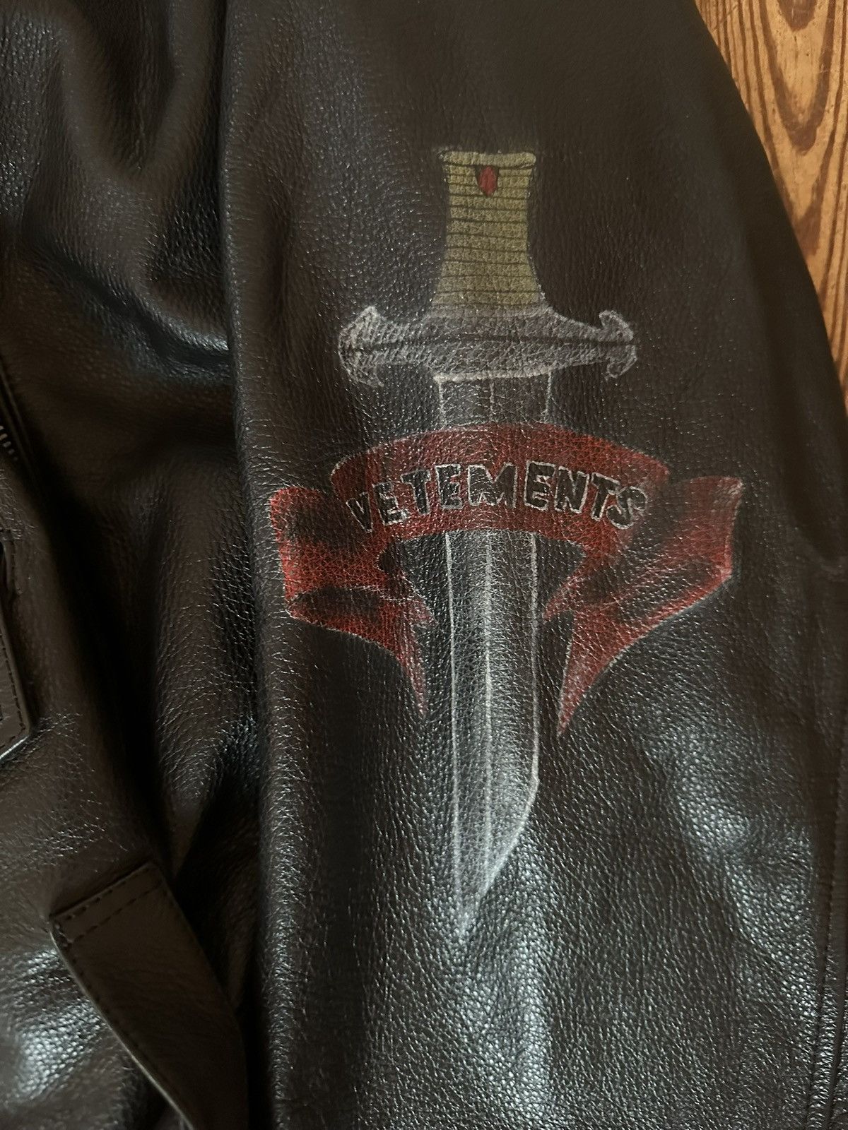 Vetements Vetements AW15 Leather jacket Size US XS / EU 42 / 0 - 3 Thumbnail