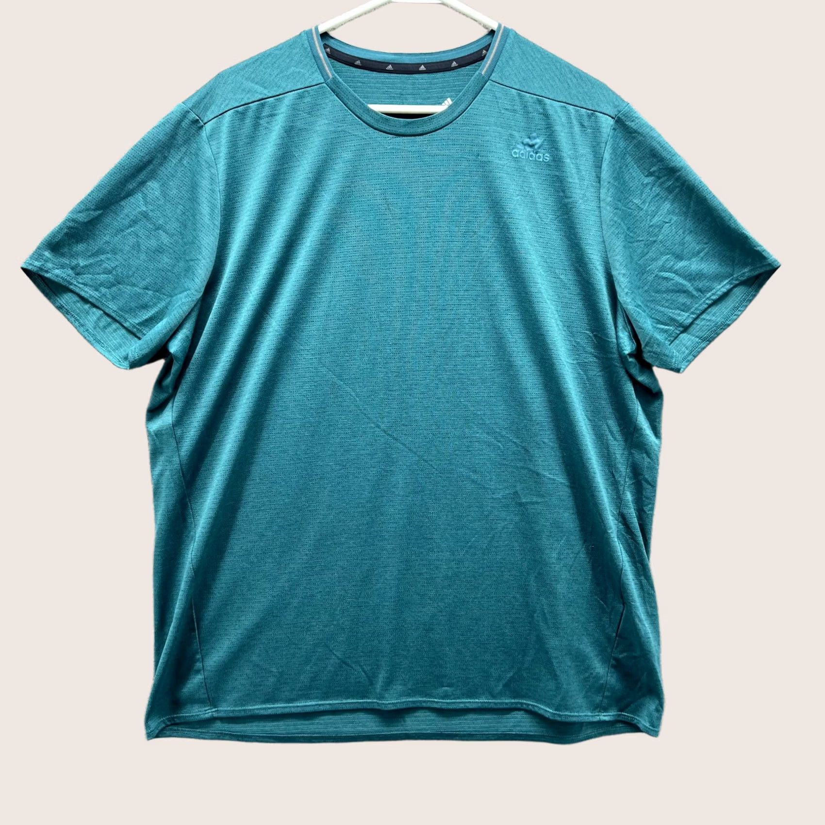 Adidas Adidas Shirt Men XL Teal Blue Athletic Climalite Crewneck Training Jersey Soccer Size US XL / EU 56 / 4 - 1 Thumbnail