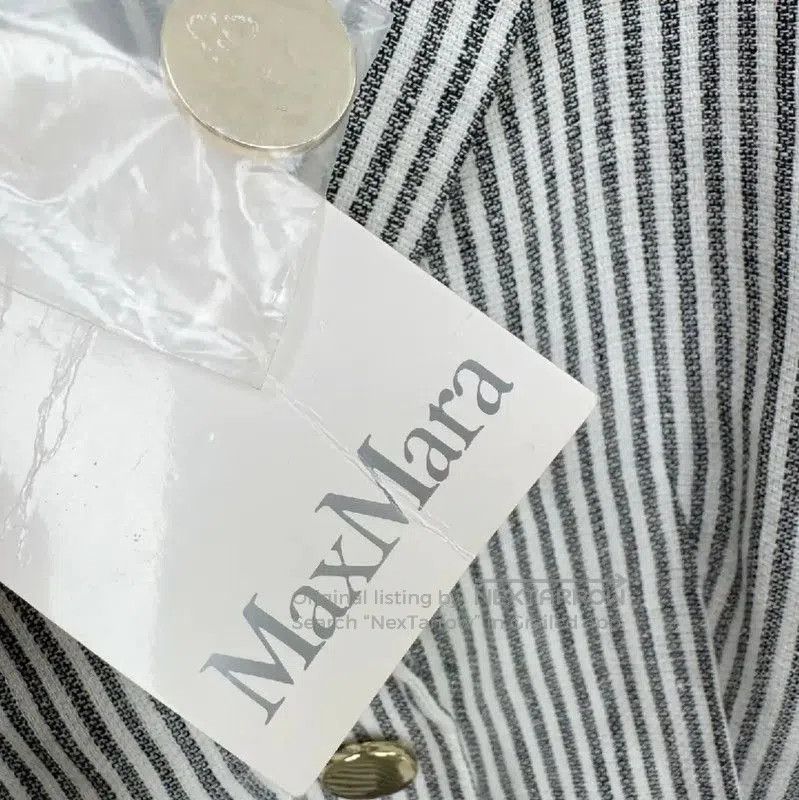 Max Mara MaxMara Striped Women's Coat for Spring and Autumn . Size S / US 4 / IT 40 - 3 Thumbnail