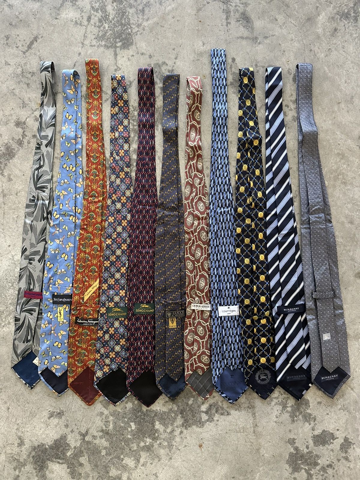 Gucci Lot of 11 Luxury Designer Tie Size ONE SIZE - 5 Thumbnail