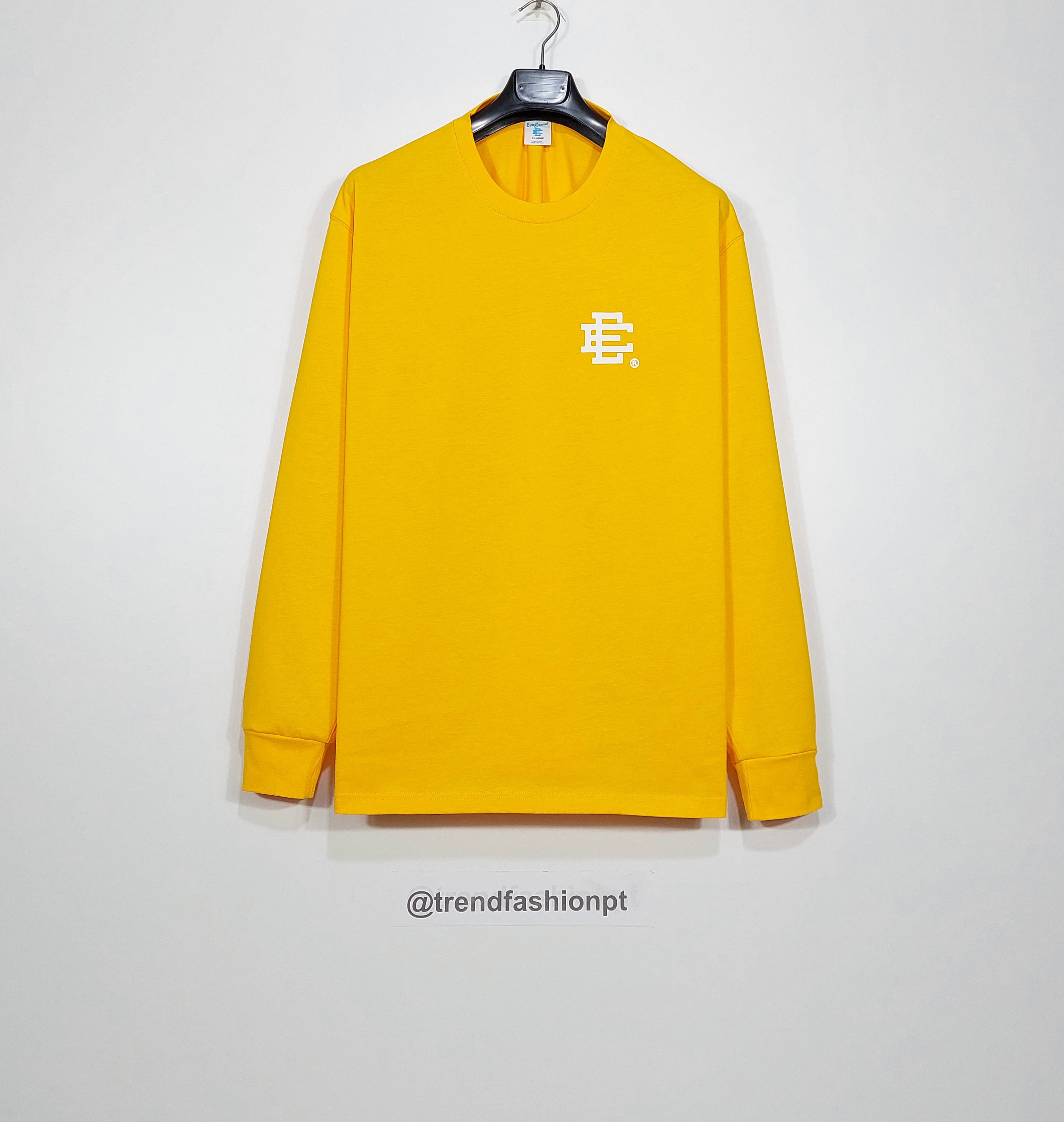 Eric Emanuel EE classic long sleeve tshirt - yellow XL Size US XL / EU 56 / 4 - 1 Thumbnail