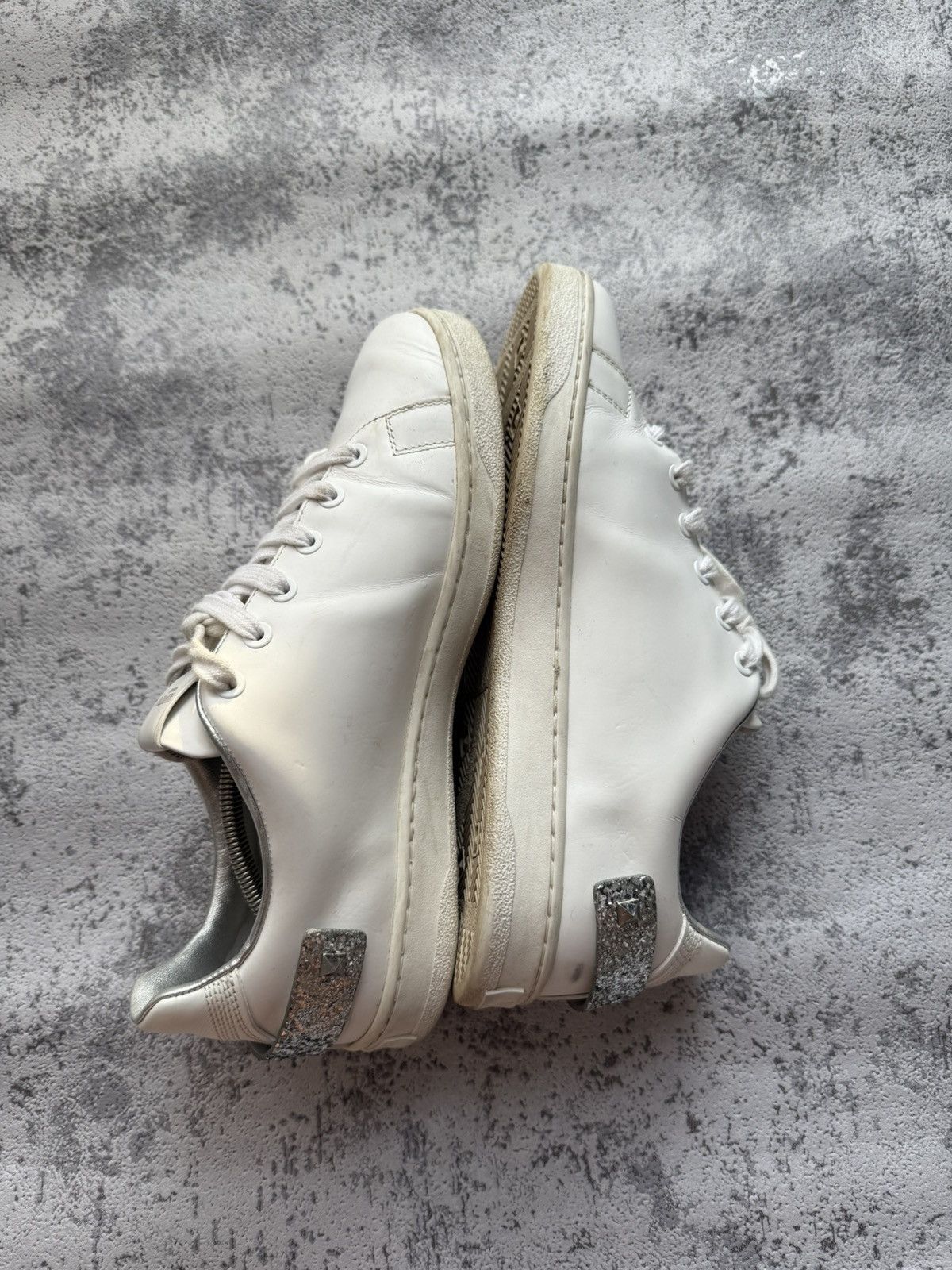 Valentino Valentino Garavani Vlogo Backnet Rockstud Leather Shoes Size US 9 / IT 39 - 10 Thumbnail
