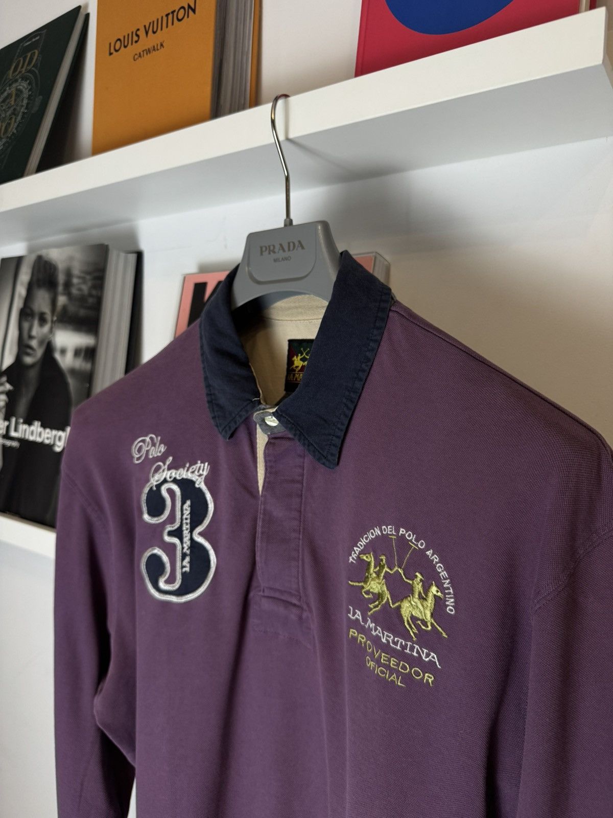 La Martina La Martina Luxury Long sleeve Polo T-Shirt Designer hype Size US XL / EU 56 / 4 - 3 Thumbnail