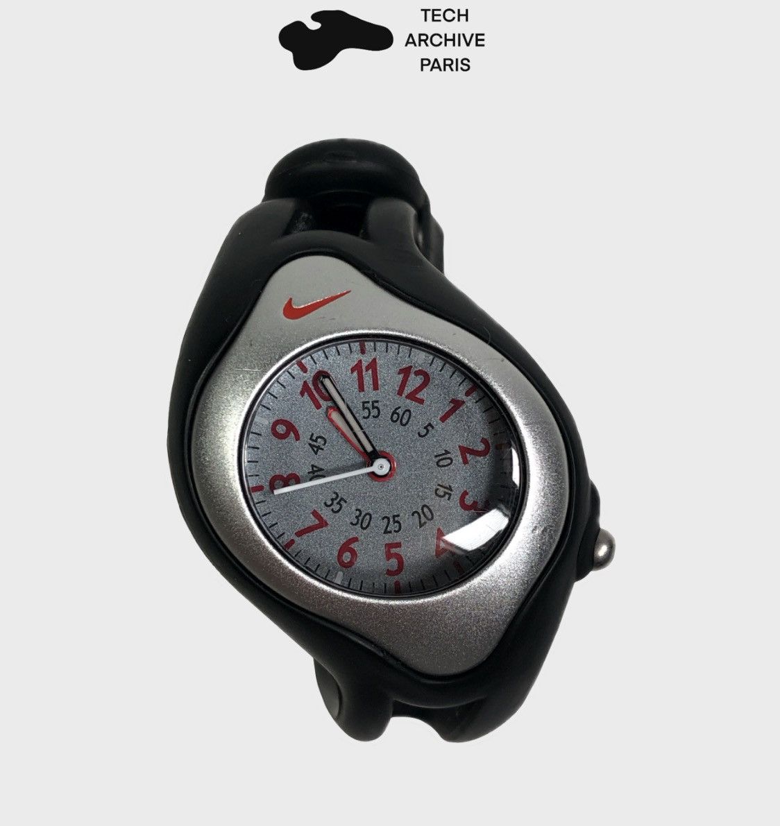 Nike 2000's vintage Nike Triax Watch Silver Red | Grailed