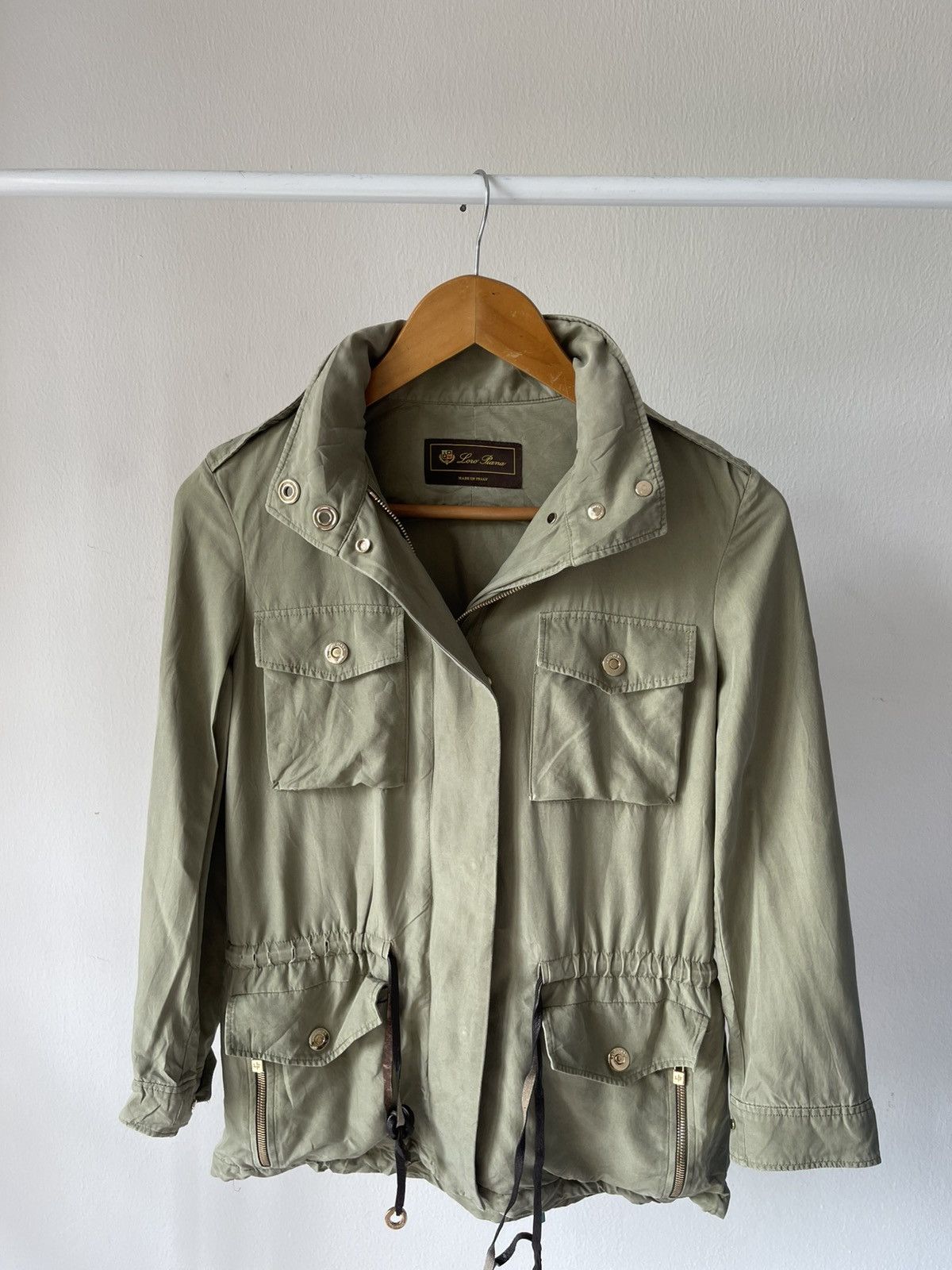 Loro Piana Loro Piana Green Army Jacket Size US S / EU 44-46 / 1 - 6 Thumbnail