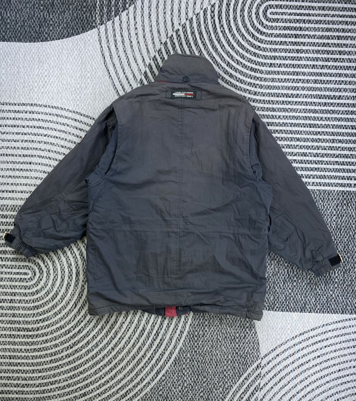 Japanese Brand Vintage Land Cruiser Four Wheel Drive Faded Zipper Jacket Size US XL / EU 56 / 4 - 2 Thumbnail