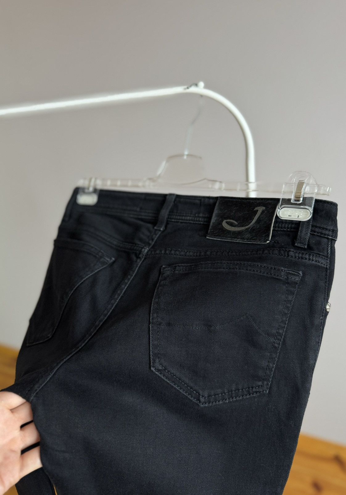 Jacob Cohen Jacob Cohen Black Slim Fit Stretch Jeans Denim Pants 31-33 Size US 33 - 11 Thumbnail
