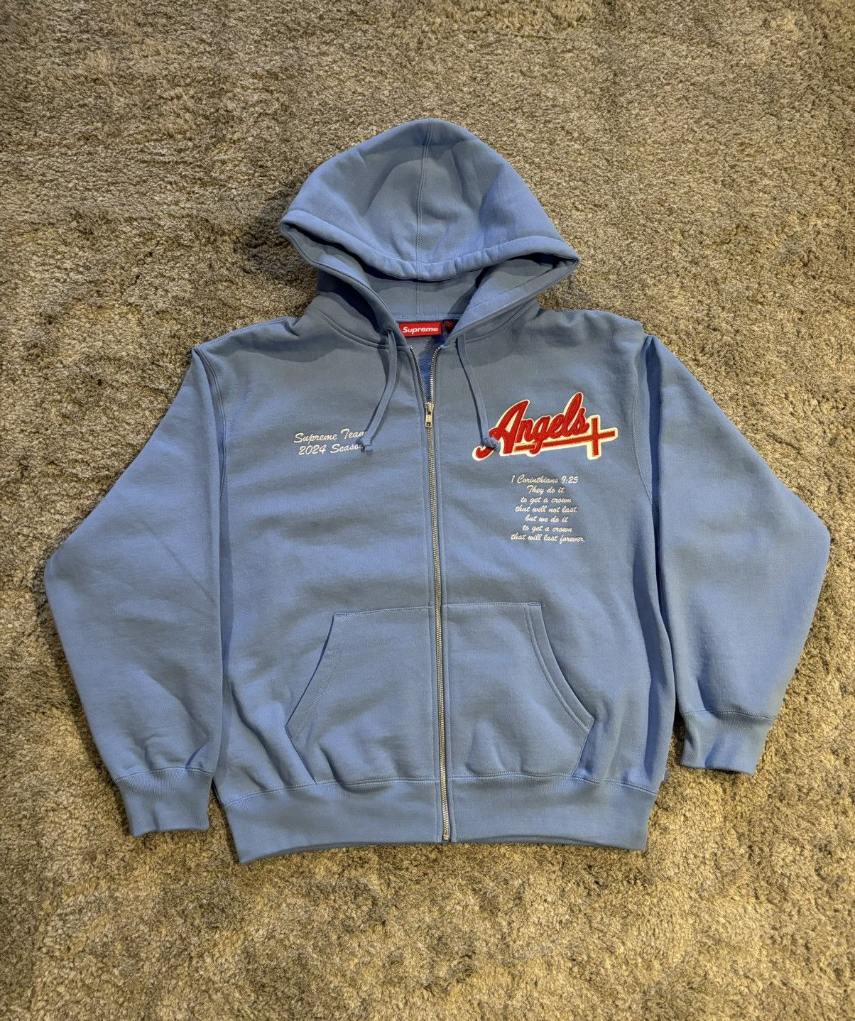 Supreme Salvation Zip Up Hooded Sweat - メルカリ