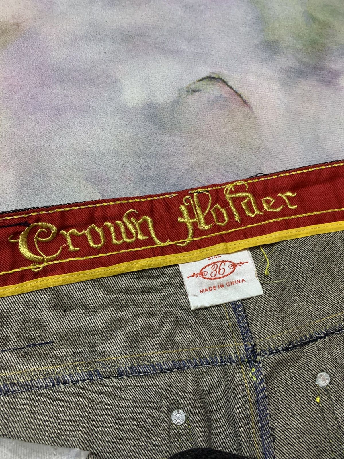 Tornado Mart Japanese Brand Crown Holder Tribal Letter Straight Loose Size US 35 - 9 Thumbnail