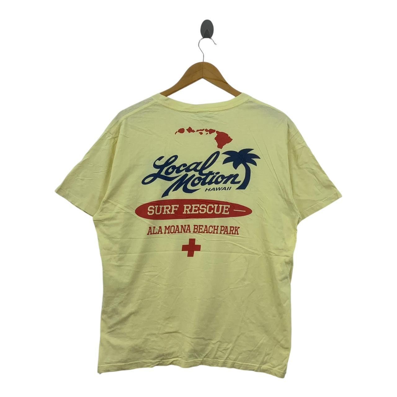 Vintage Vintage LOCAL MOTION HAWAII Surf Rescue Ala Moana Tee Shirt Size XL / US 12-14 / IT 48-50 - 1 Thumbnail