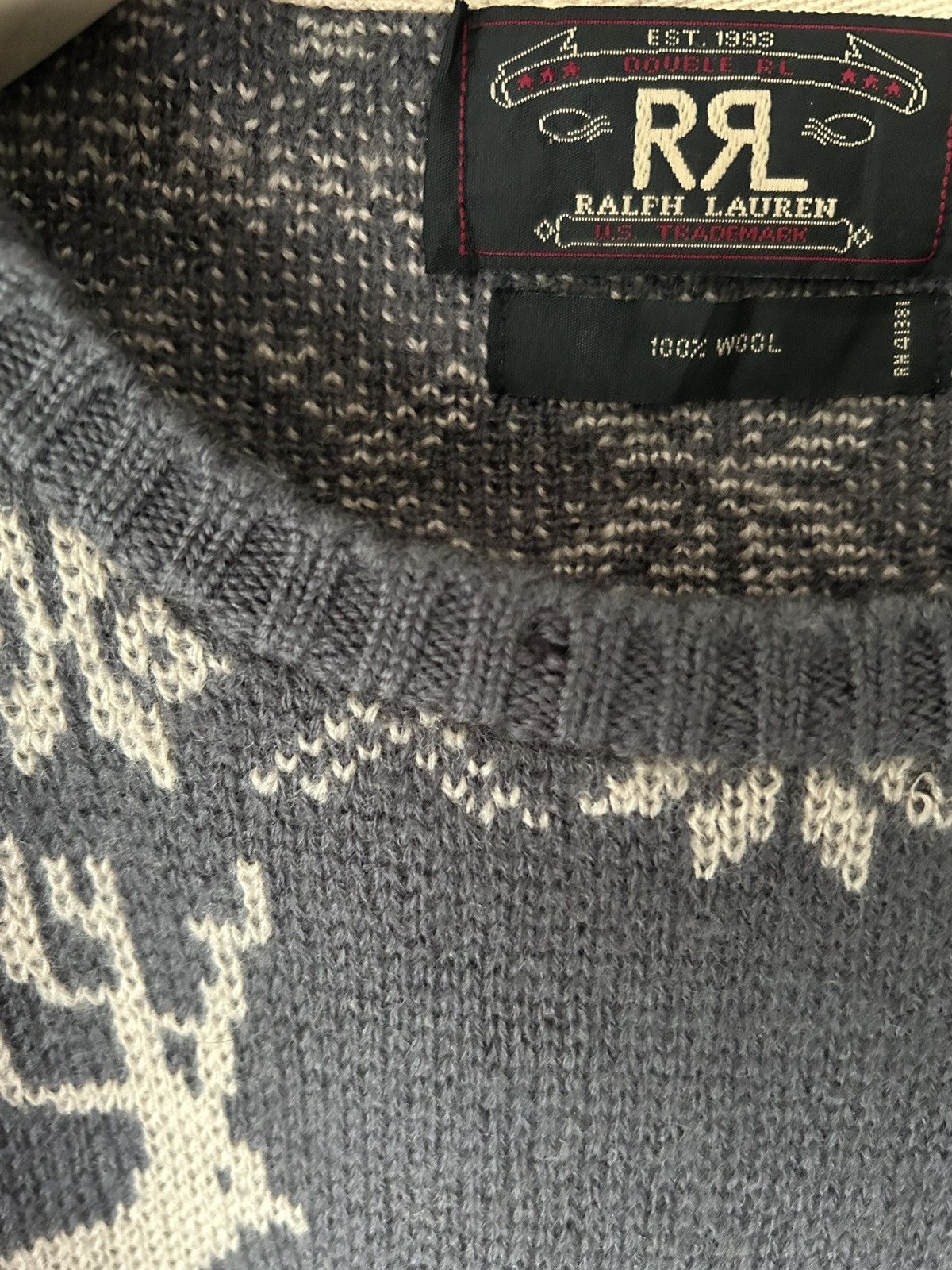 RRL Ralph Lauren RRL Ralph Lauren Cardigan Sweater Wool Size US M / EU 48-50 / 2 - 6 Thumbnail