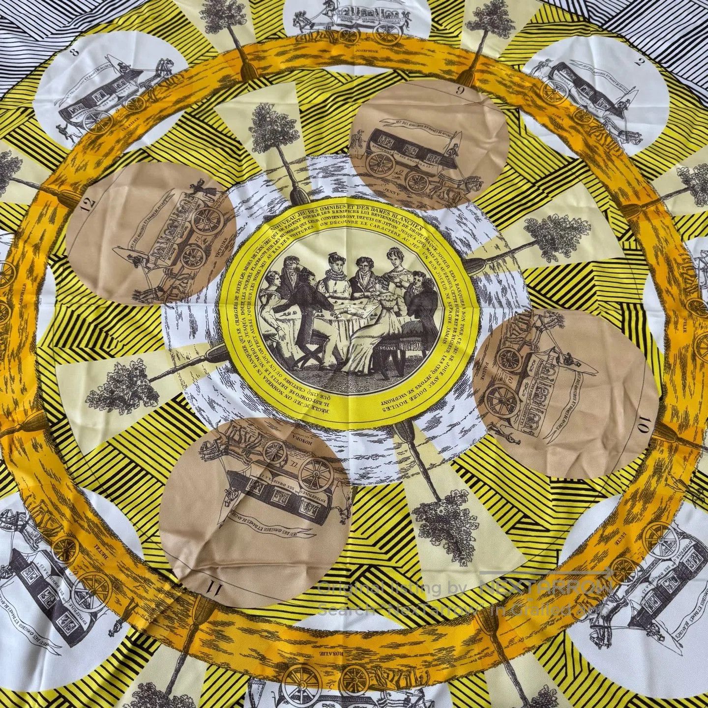 Hermes Hermes "The Lady and the Bus" Scarf| Size ONE SIZE - 3 Thumbnail