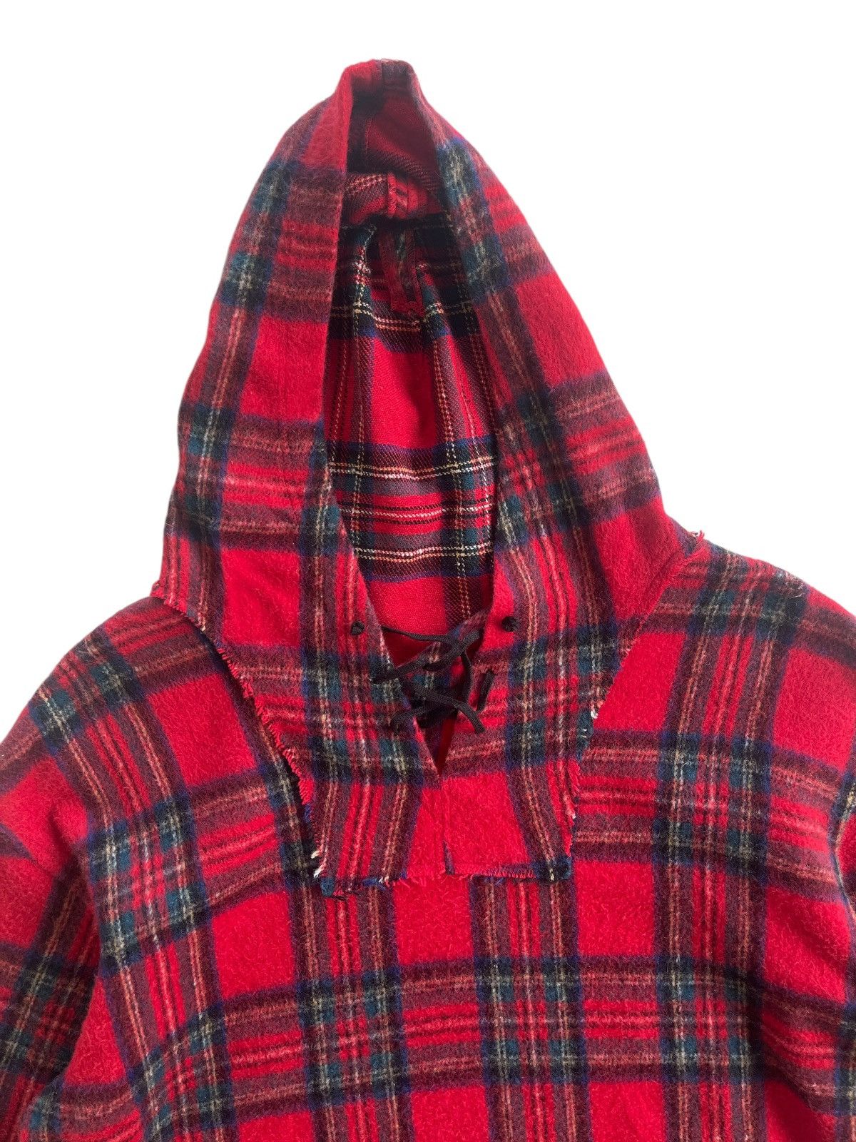 Vintage DEPT LOVE LGB Punk Rave Wool Plaid Hooded Size US L / EU 52-54 / 3 - 5 Thumbnail