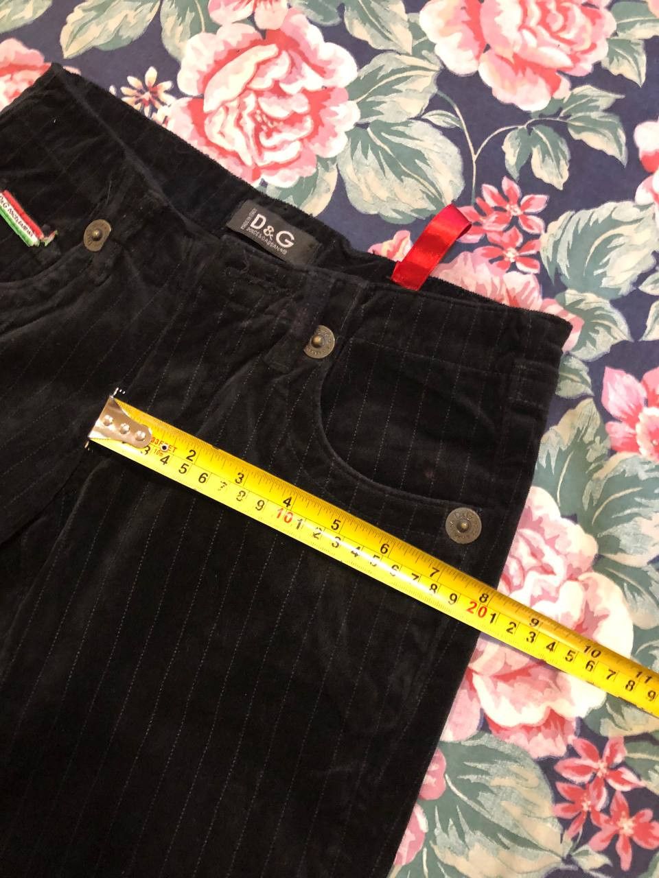 Dolce & Gabbana Black Pants luxury Dolce&Gabbana Y2K logo Vintage Size 27" / US 4 / IT 40 - 13 Thumbnail