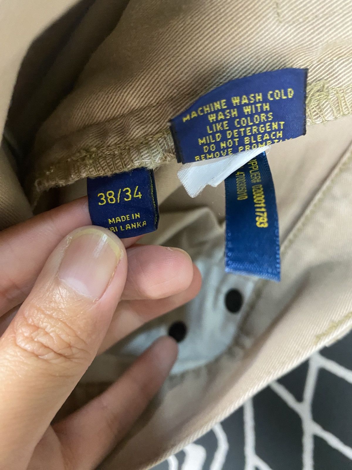 Polo Ralph Lauren Polo Ralph Lauren Original Chino Pants (Khaki/Beige) Size US 38 / EU 54 - 10 Thumbnail