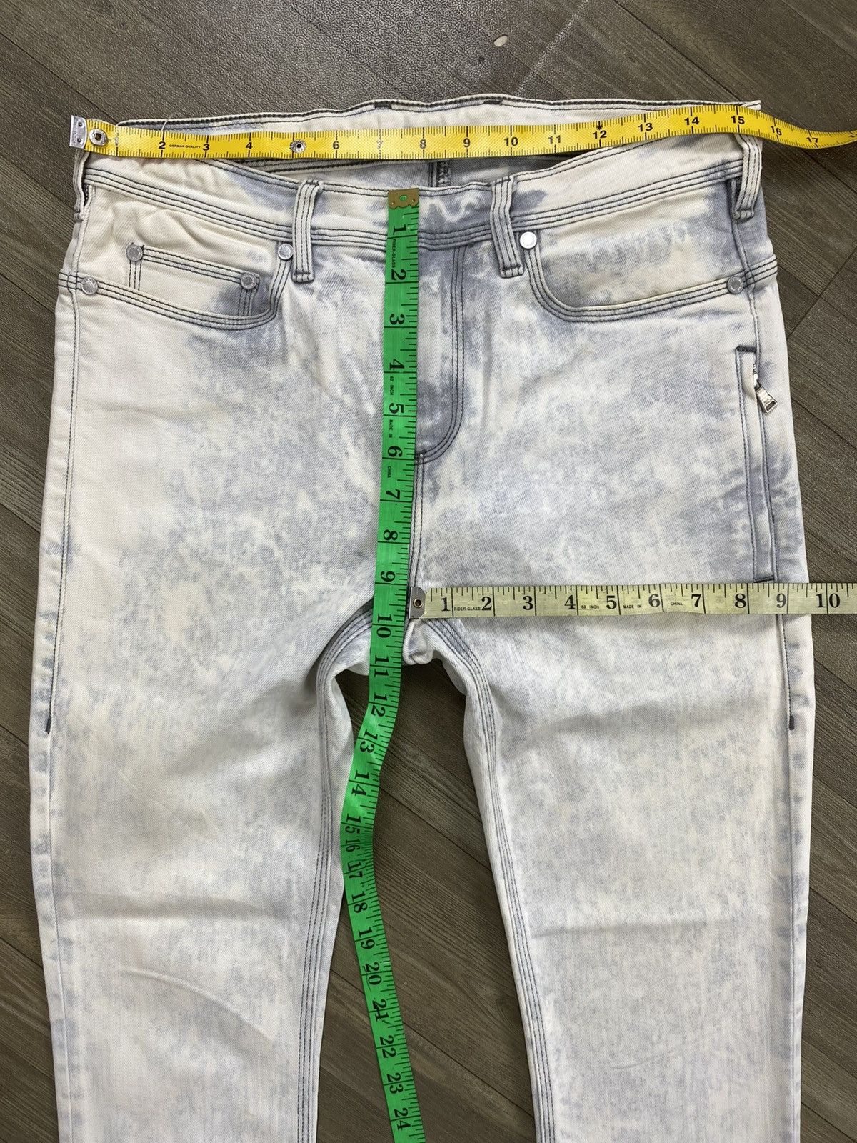 Neil Barrett Vintage Neil Barret Mud Max Punk Acid Wash Lgb Luxury Jeans Size US 30 / EU 46 - 17 Thumbnail