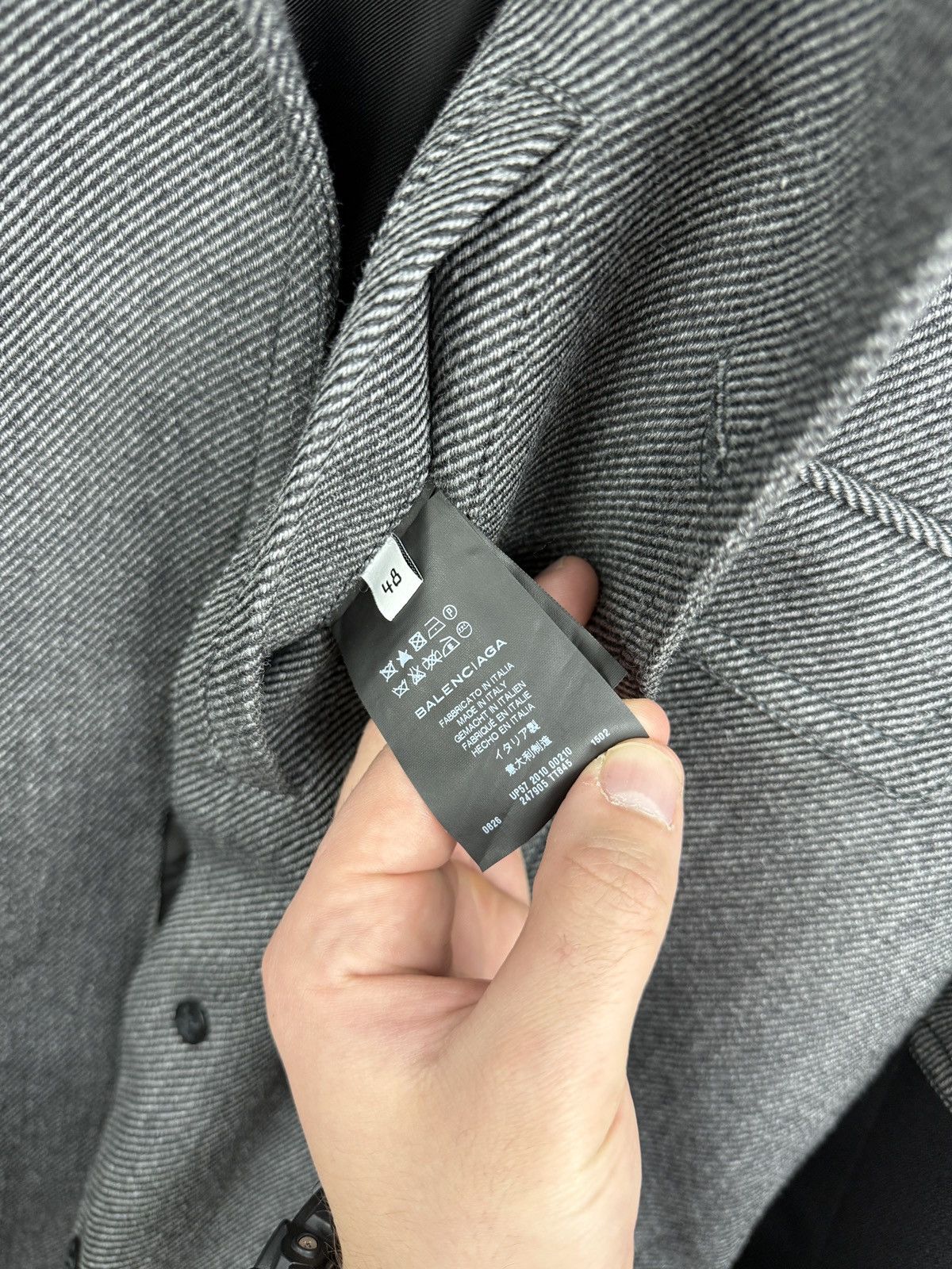 Balenciaga 🇫🇷 Balenciaga Paris Archive Double Breasted Wool Jacket Rare Size US M / EU 48-50 / 2 - 7 Thumbnail