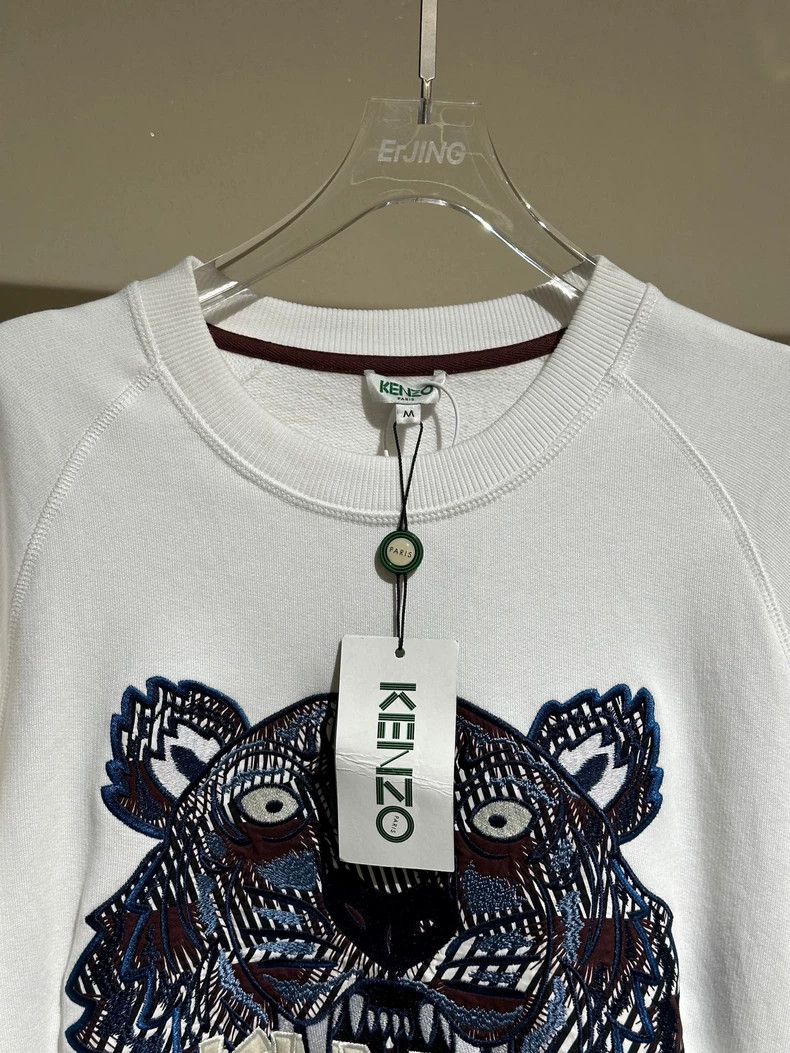Kenzo KENZO Embroidered white tunic Size US M / EU 48-50 / 2 - 3 Thumbnail